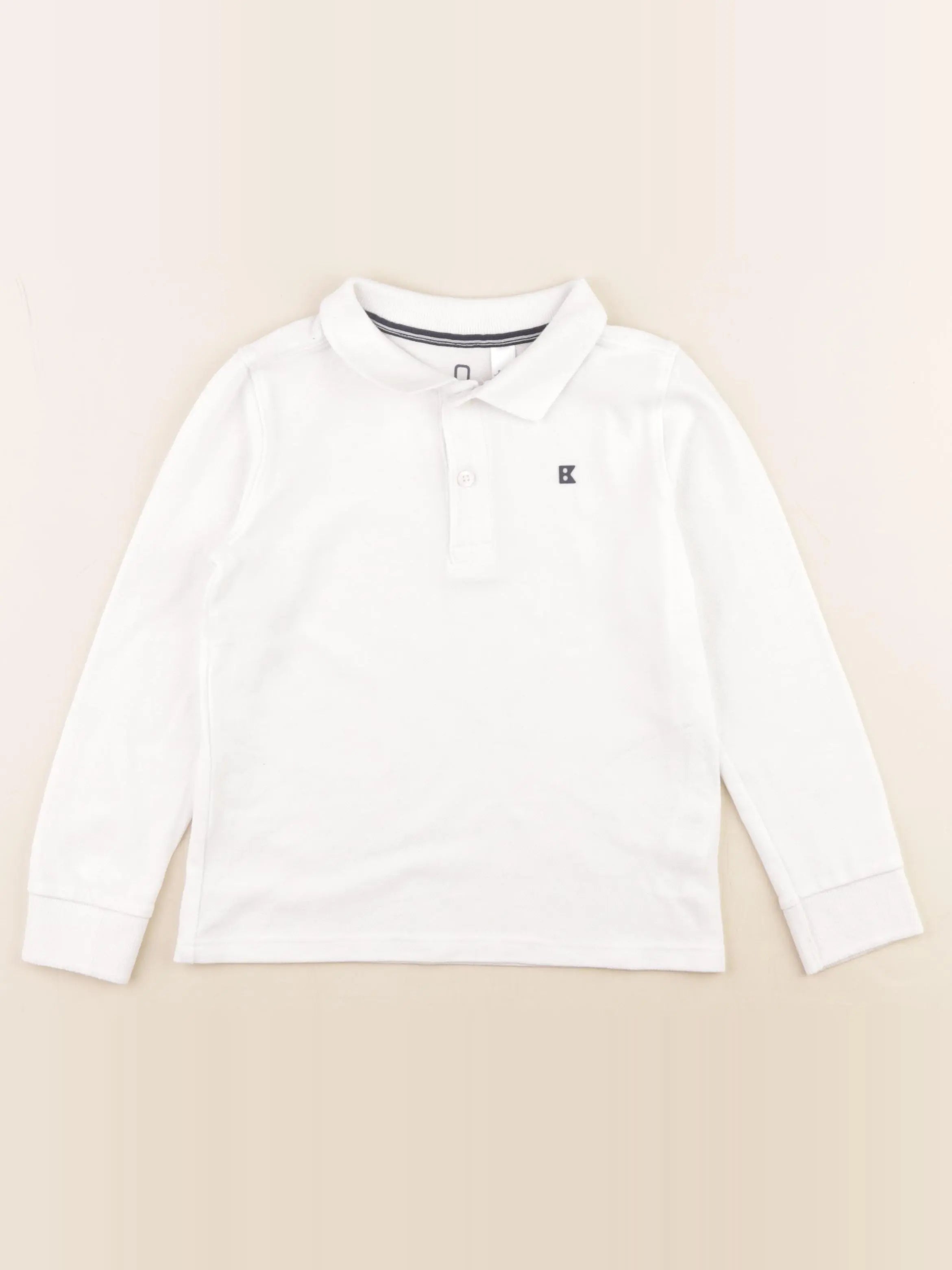 Okaidi - polo blanc - 5 ans