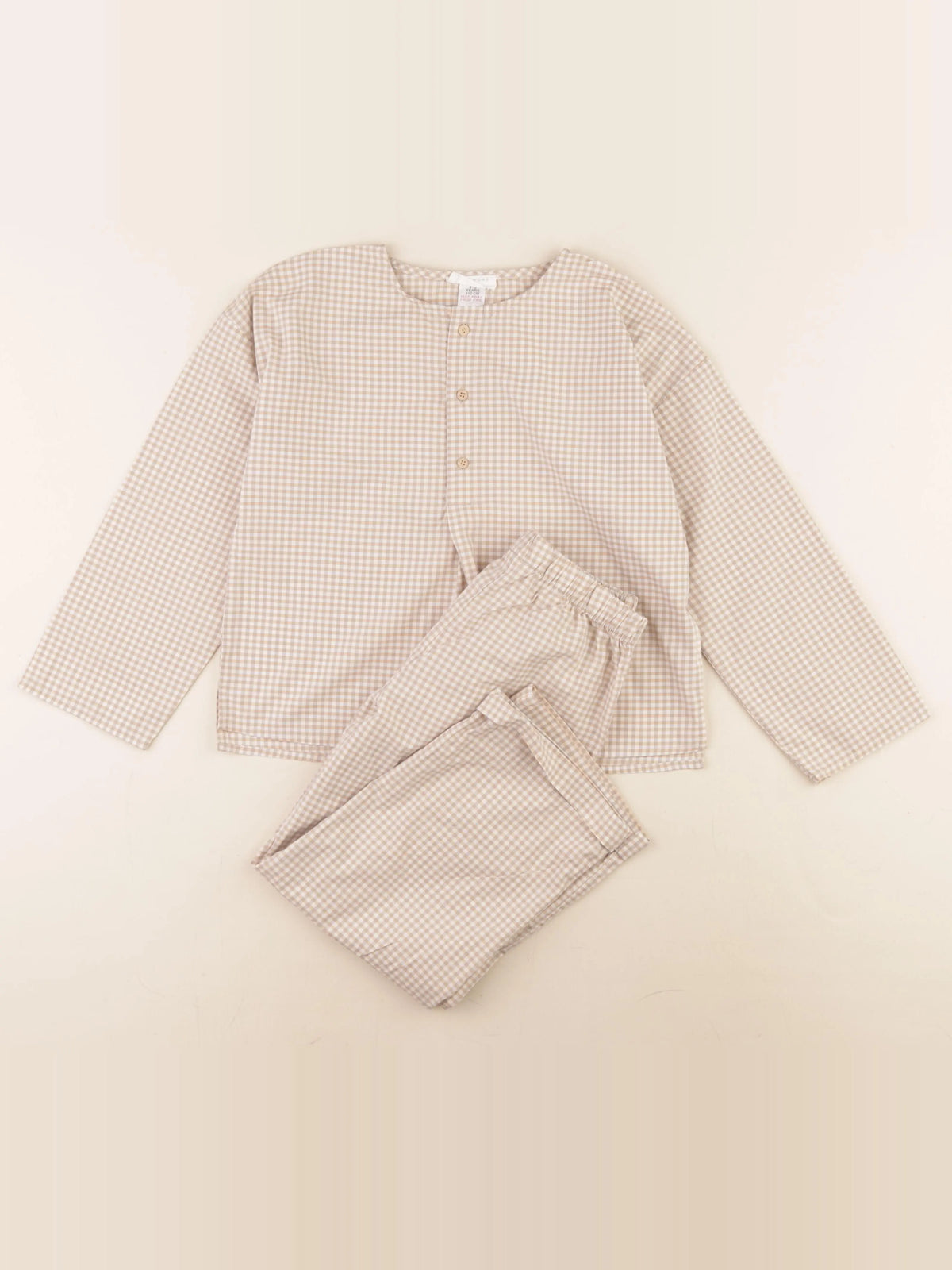 Zara - pyjama coton beige - 4/5 ans