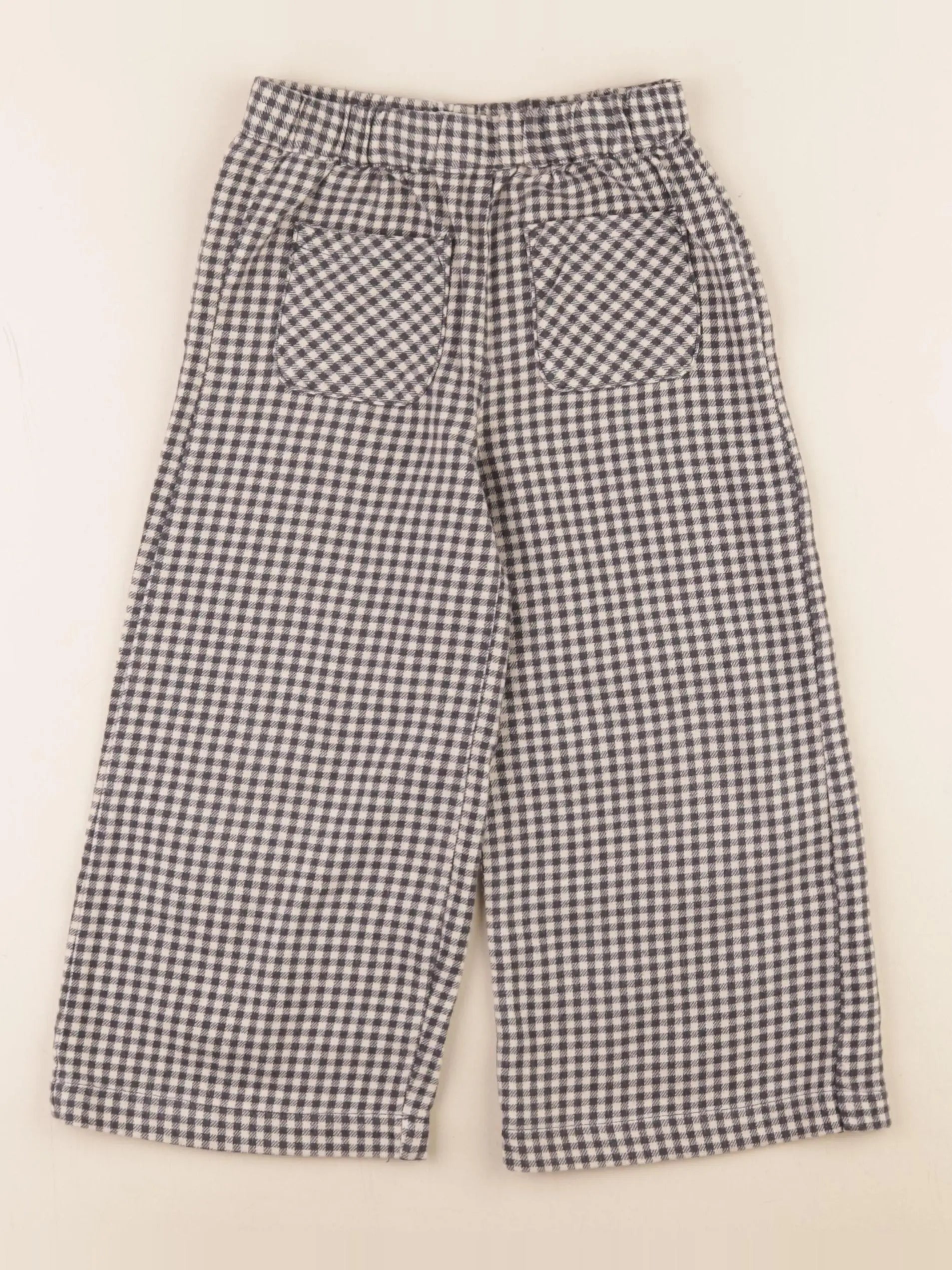 Vertbaudet - pantalon beige, noir - 4 ans