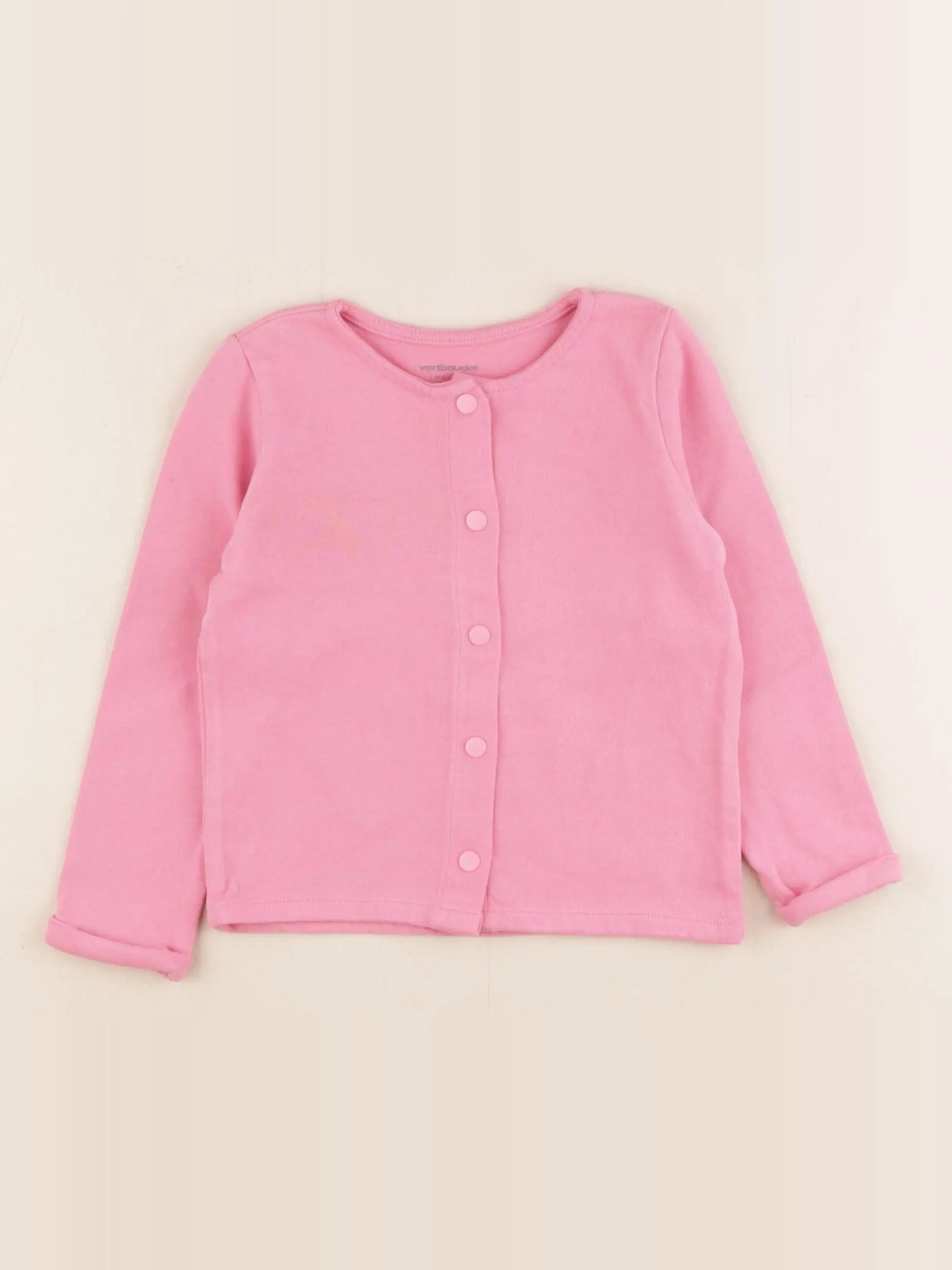 Vertbaudet - tee-shirt rose - 2 ans