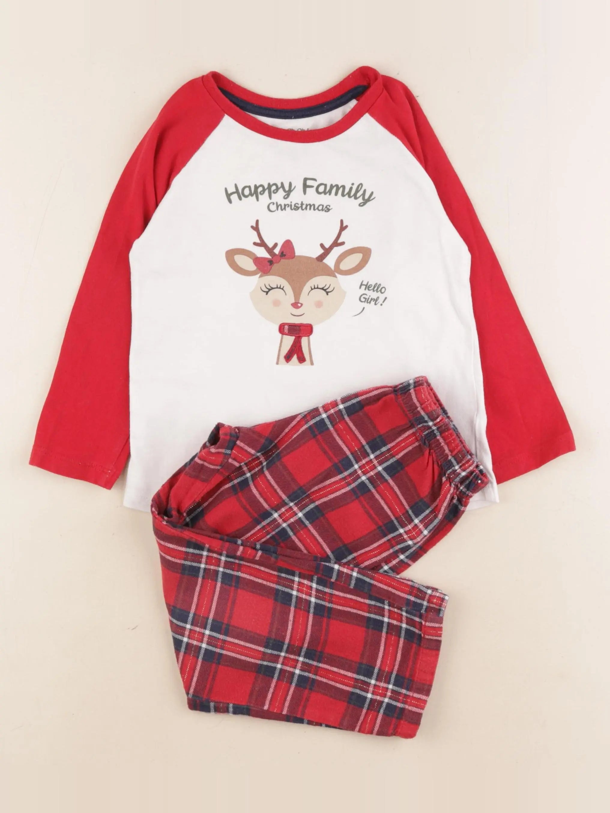 Vertbaudet - pyjama coton multicolore - 8 ans