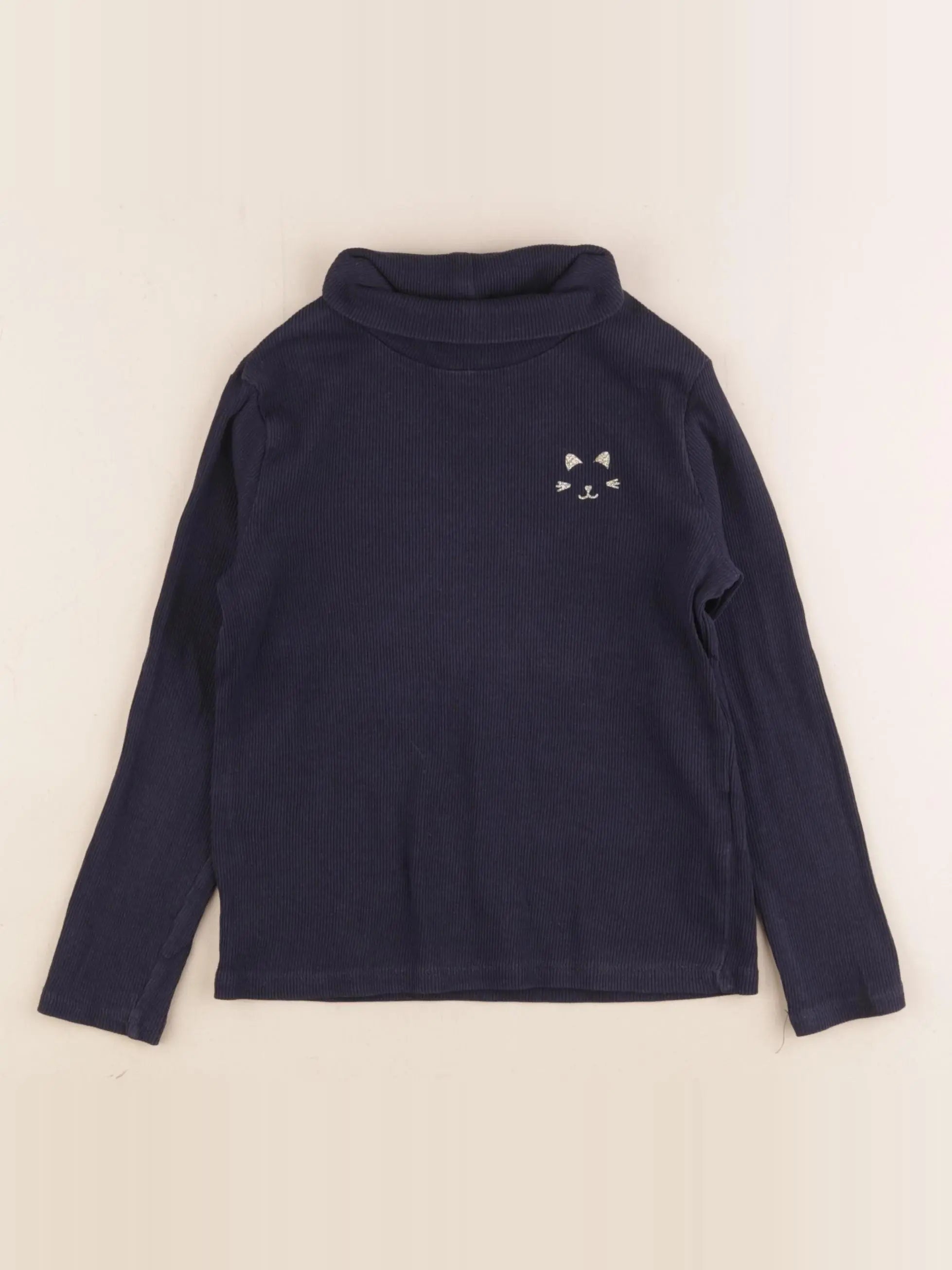 Vertbaudet - sous-pull bleu - 5 ans