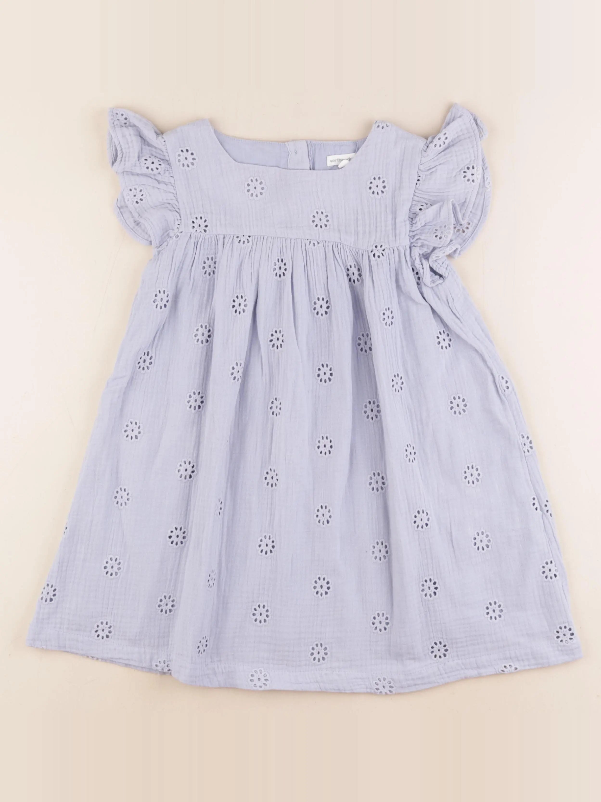 Vertbaudet - robe bleu - 7 ans