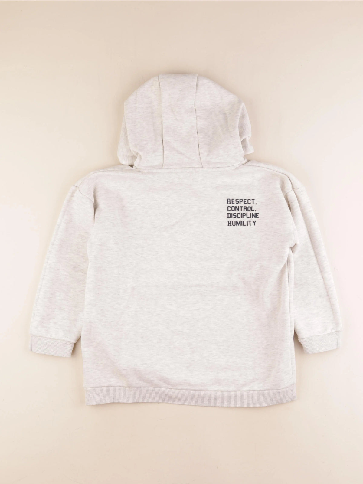 Vertbaudet - sweat imprimé au dos beige - 10 ans