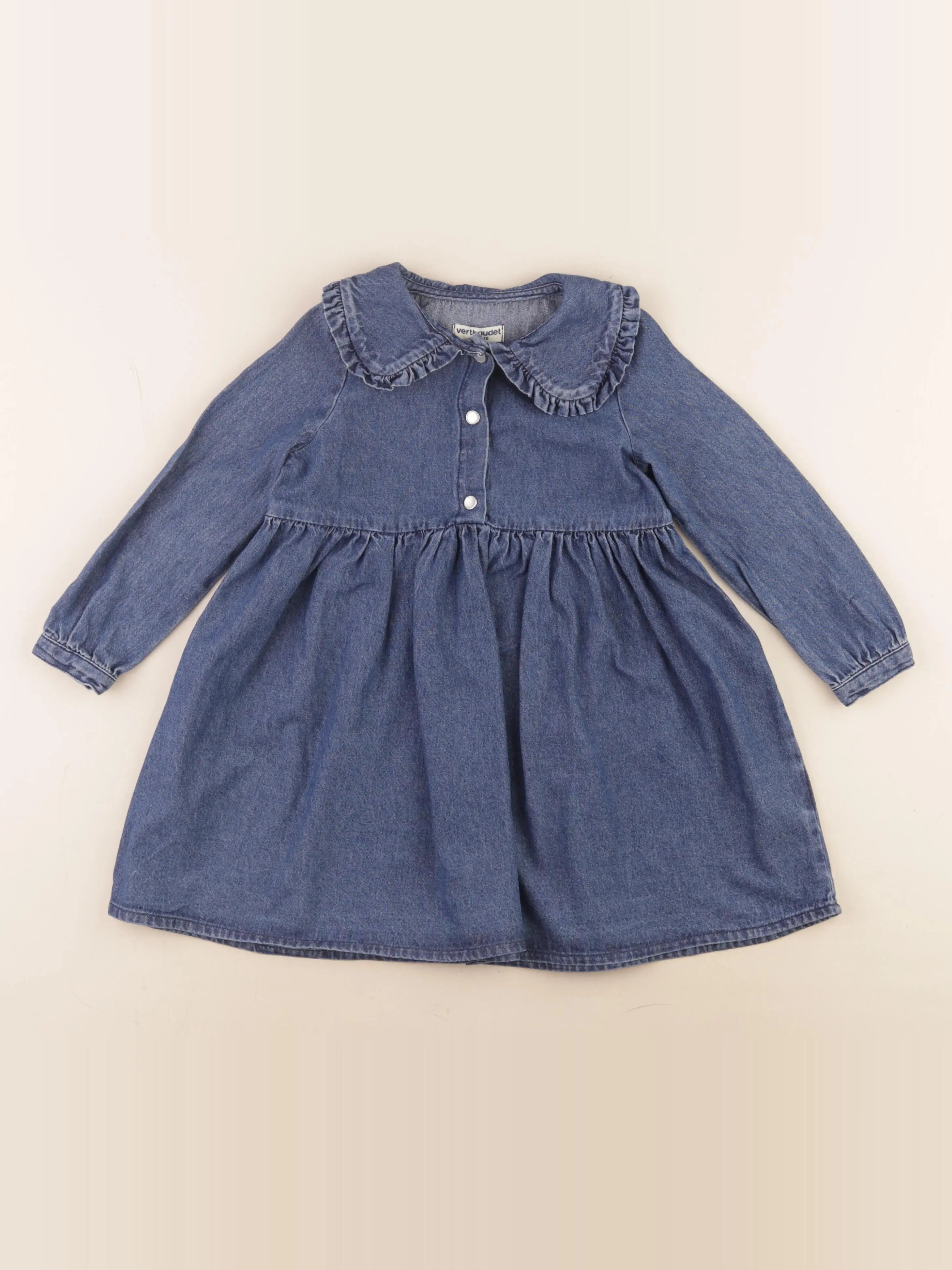 Vertbaudet - robe bleu - 4 ans