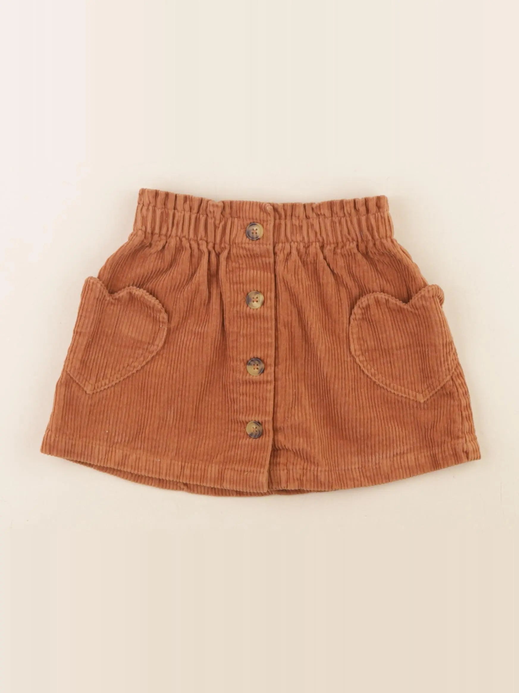 Vertbaudet - jupe marron - 3 ans