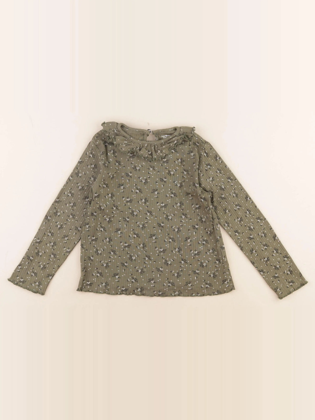 Vertbaudet - tee-shirt vert - 6 ans
