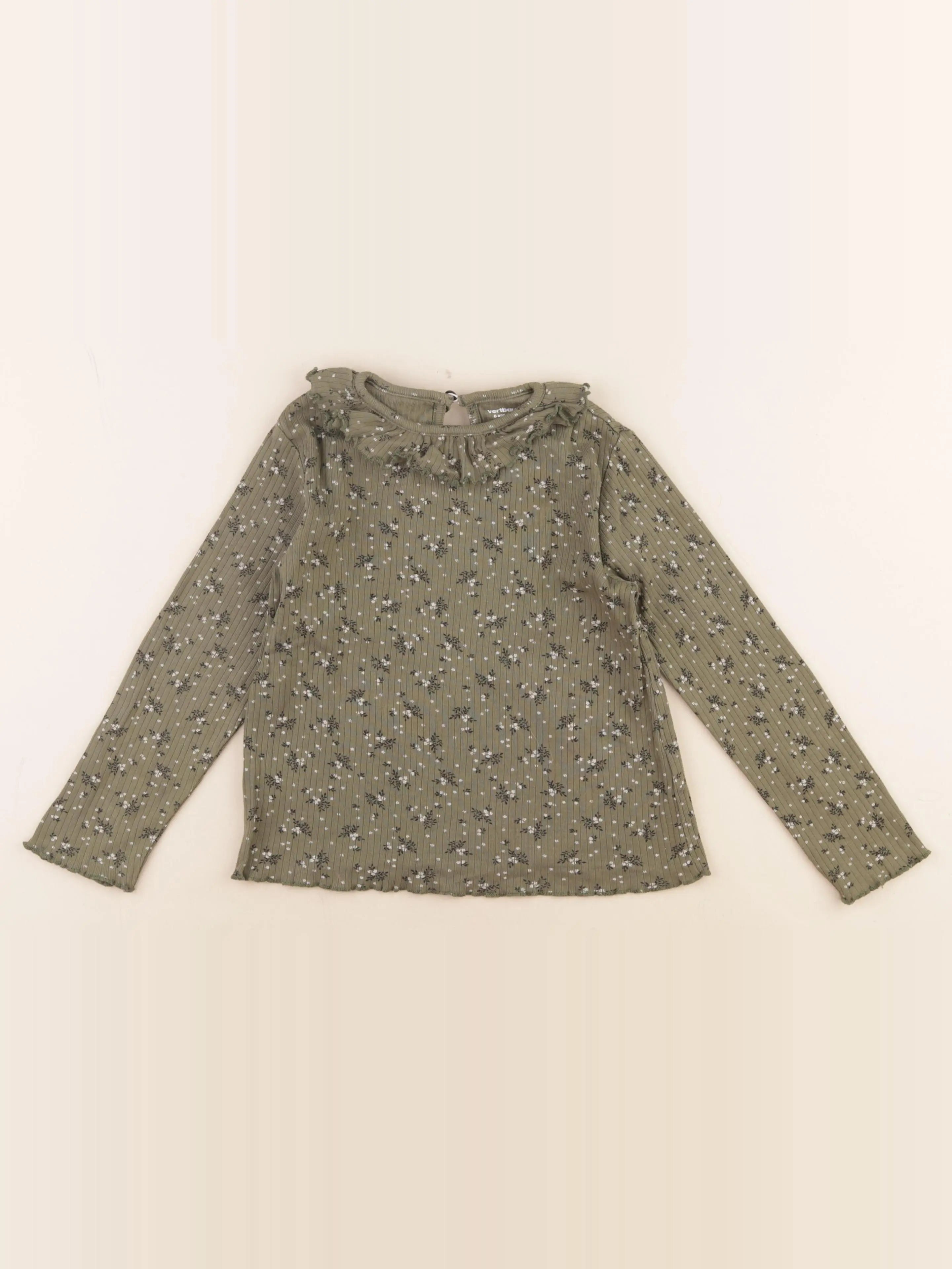 Vertbaudet - tee-shirt vert - 6 ans