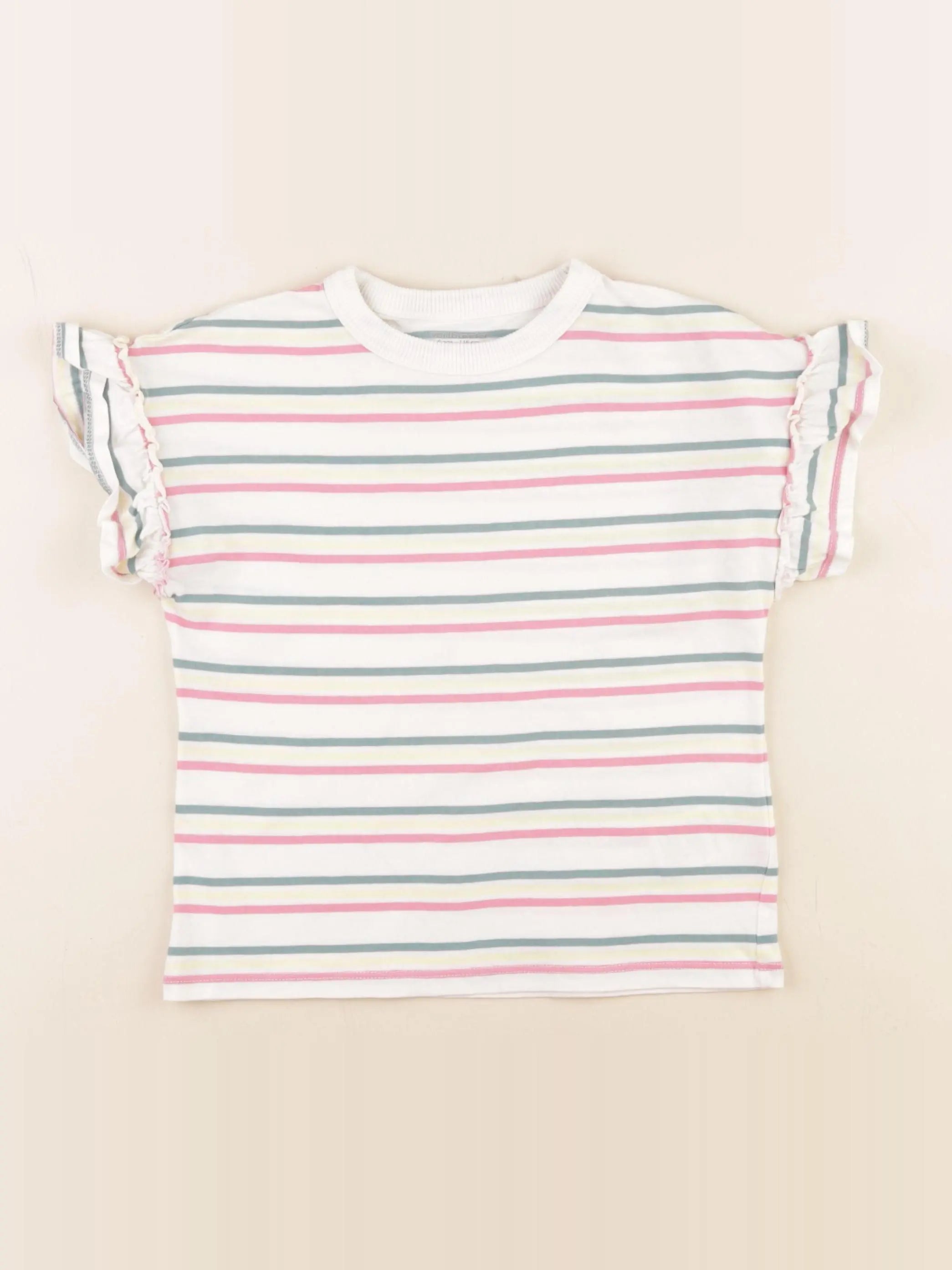 Vertbaudet - tee-shirt blanc, multicolore - 6 ans