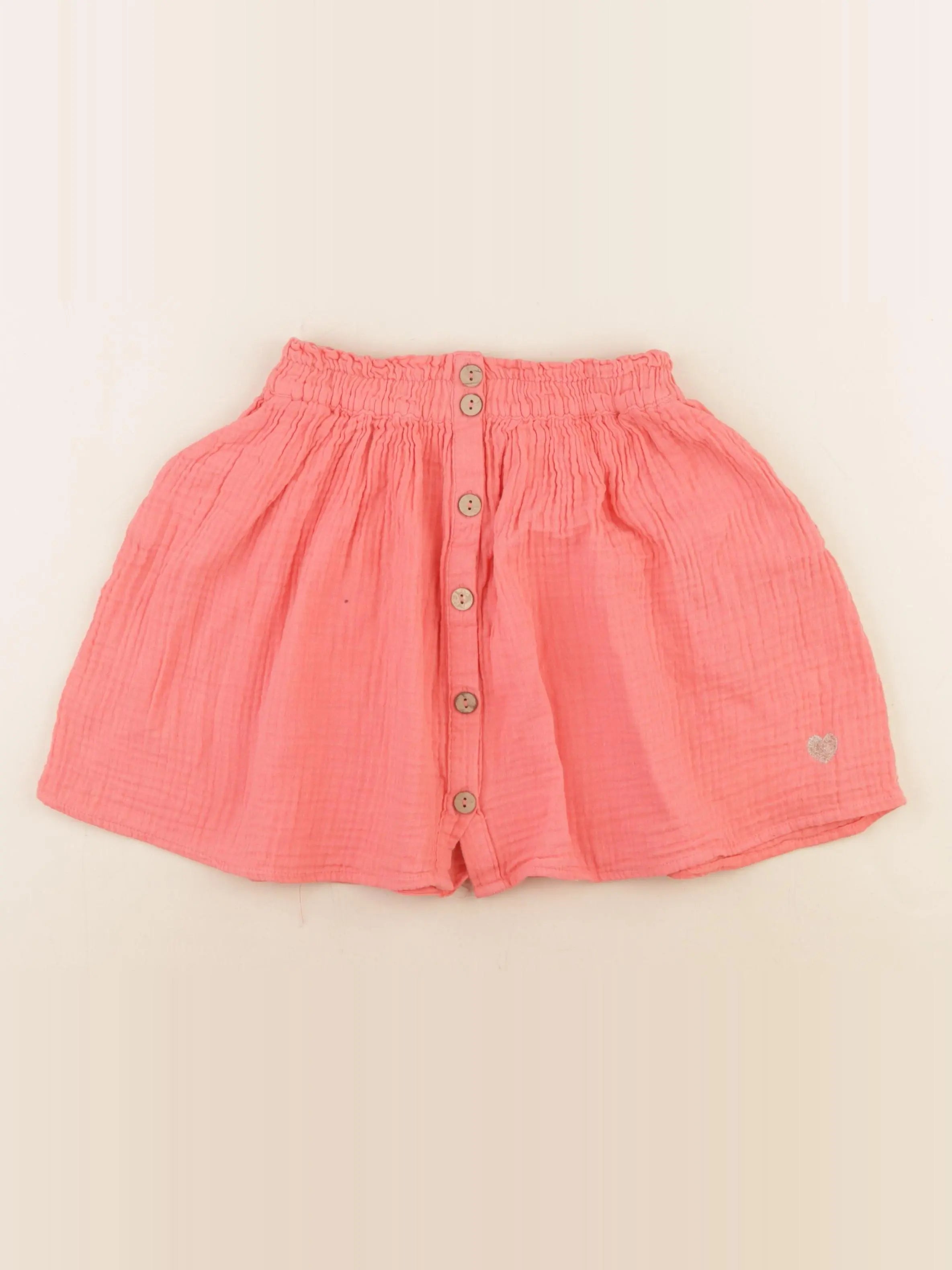 Vertbaudet - jupe orange - 7 ans