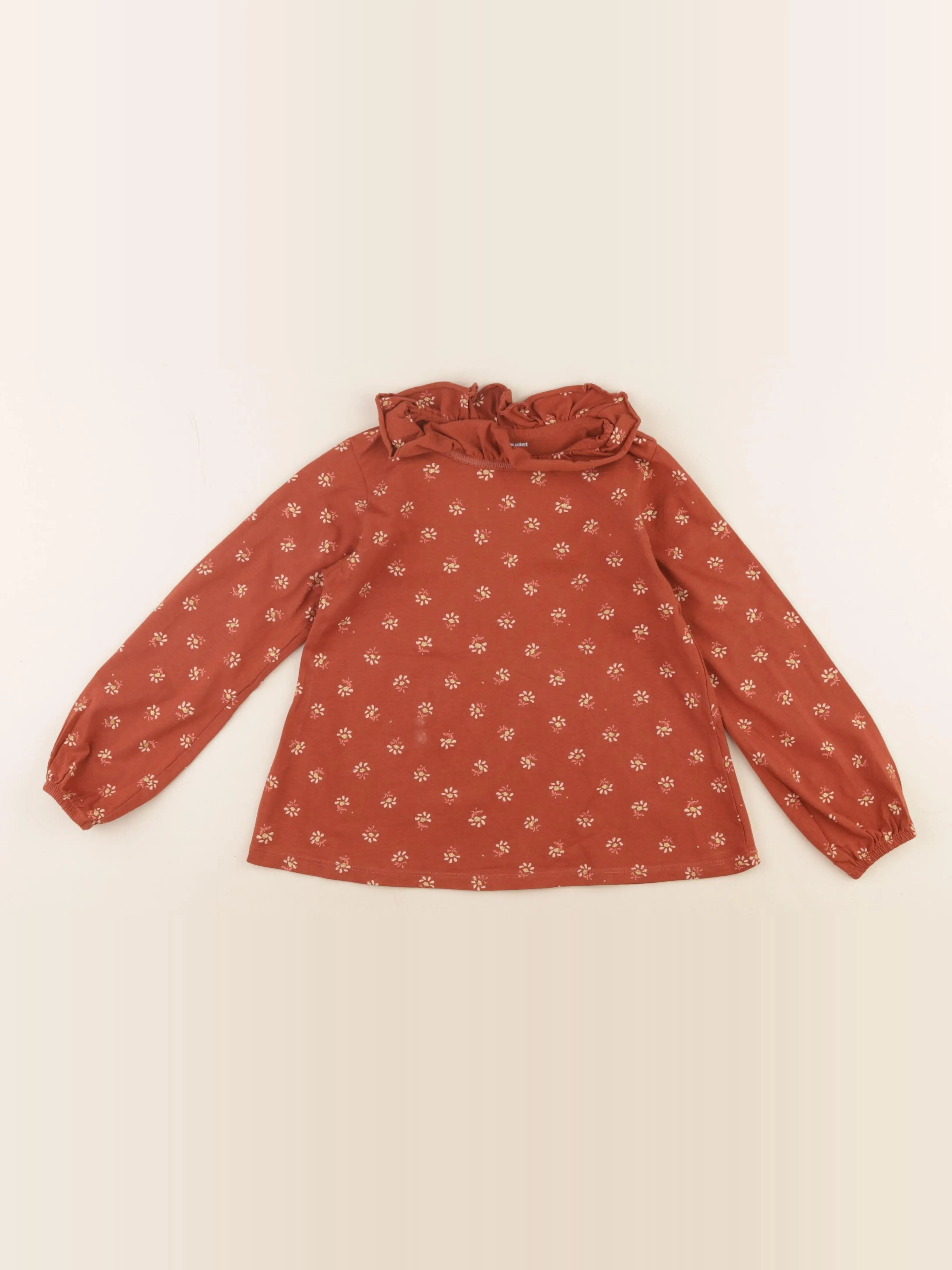 Vertbaudet - tee-shirt marron - 6 ans
