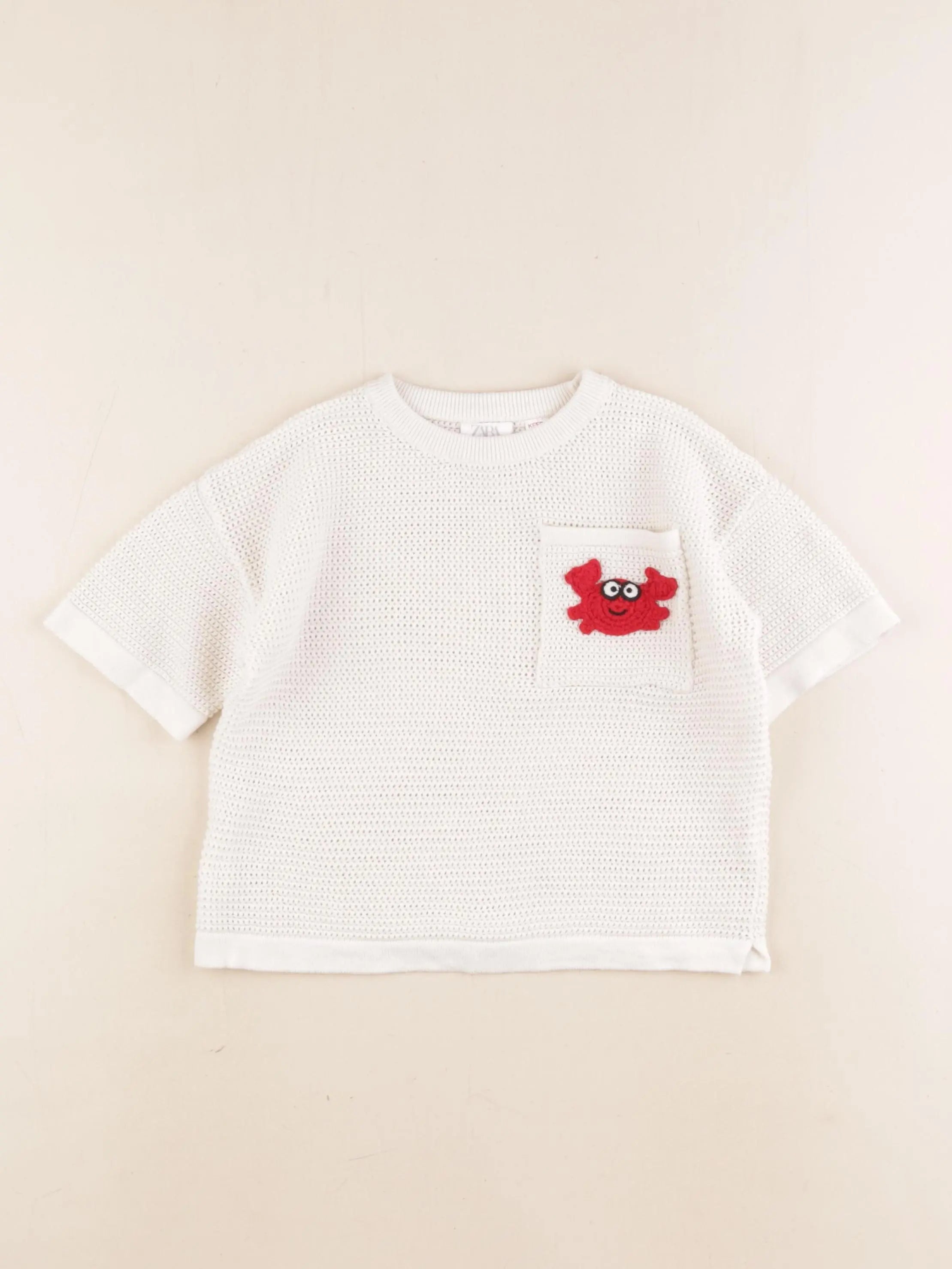Zara - pull beige - 6 ans