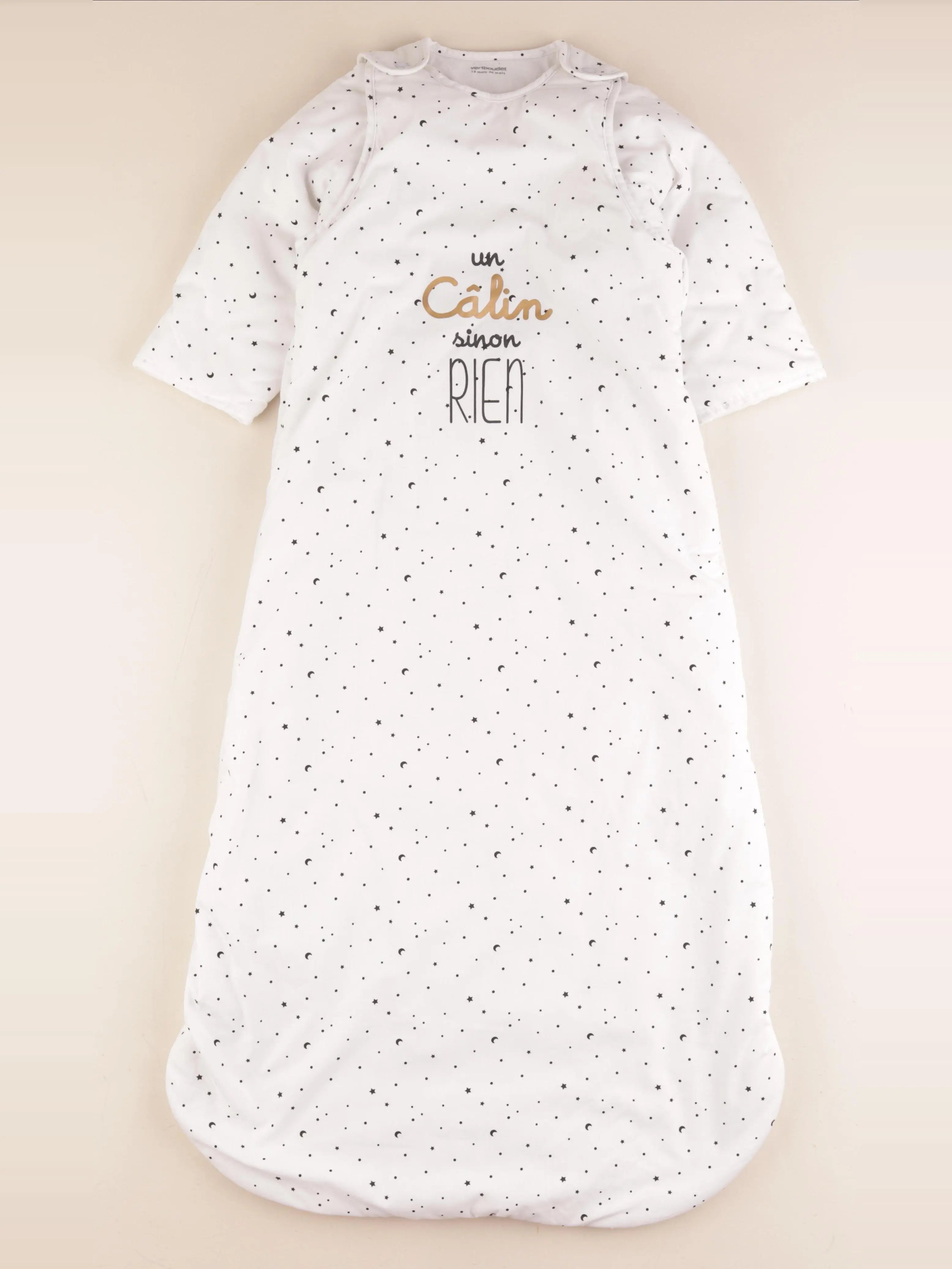 Vertbaudet - gigoteuse TOG 3 blanc - 18/36 mois