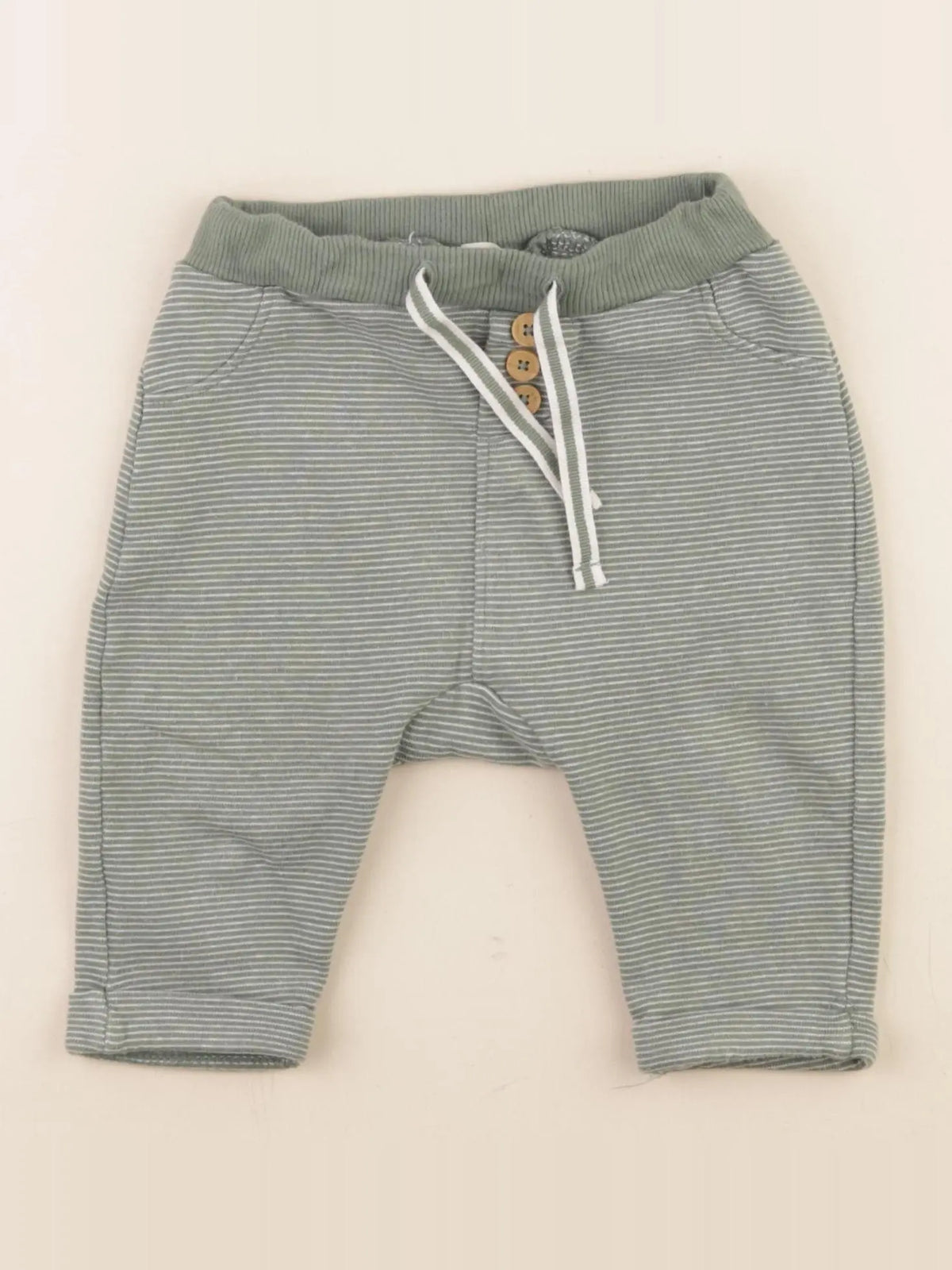 Tape à l'oeil - pantalon vert - 9 mois