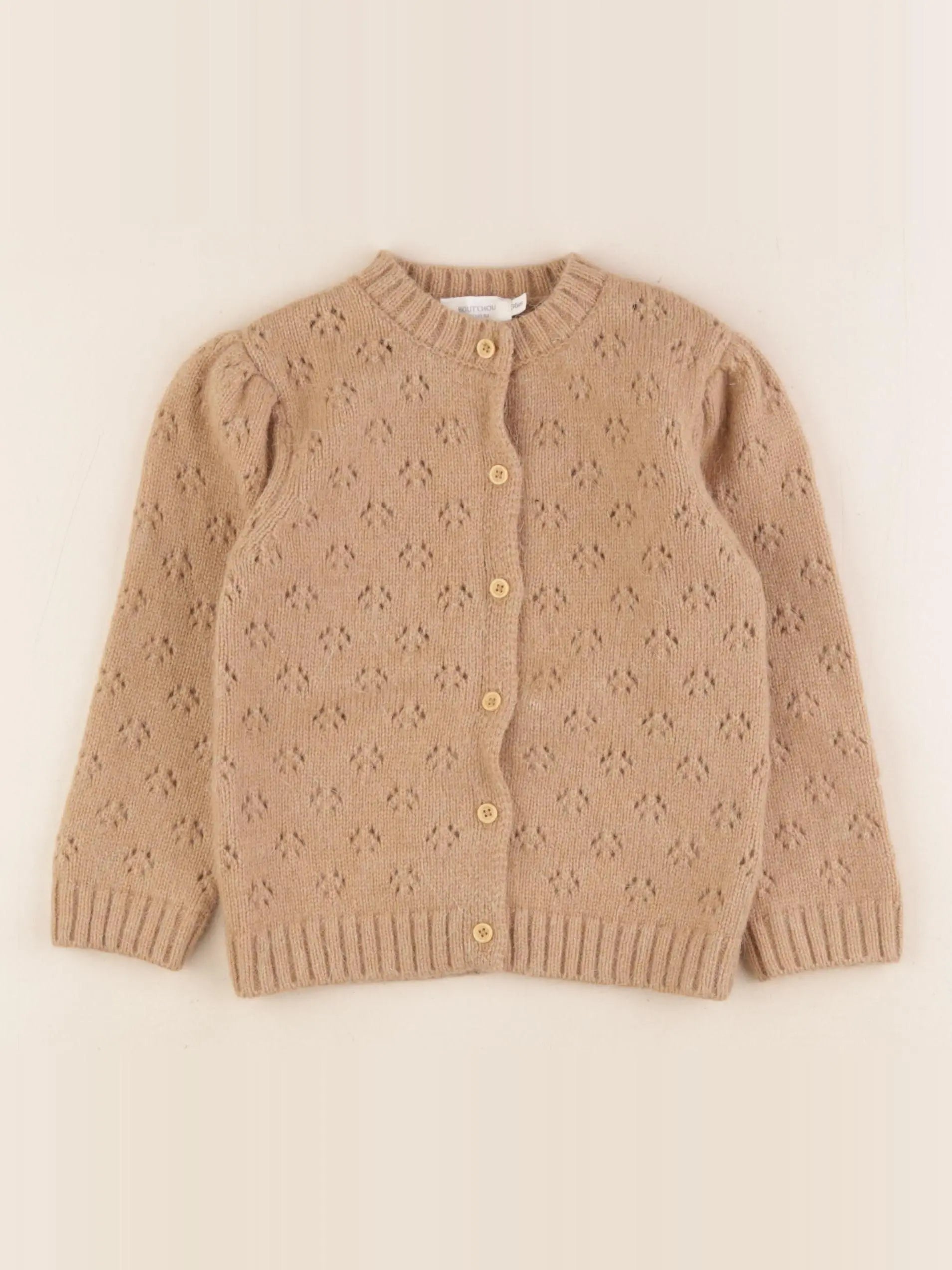 Boutchou - gilet marron - 36 mois