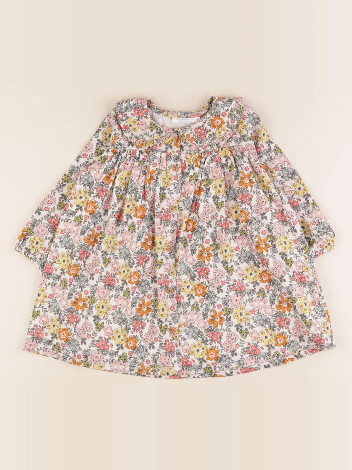 Boutchou - robe multicolore - 12 mois
