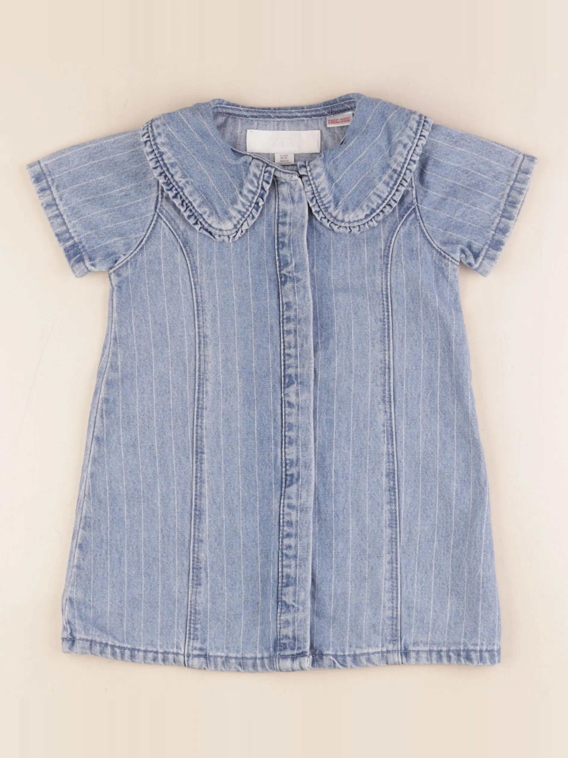 Zara - robe bleu - 2 ans