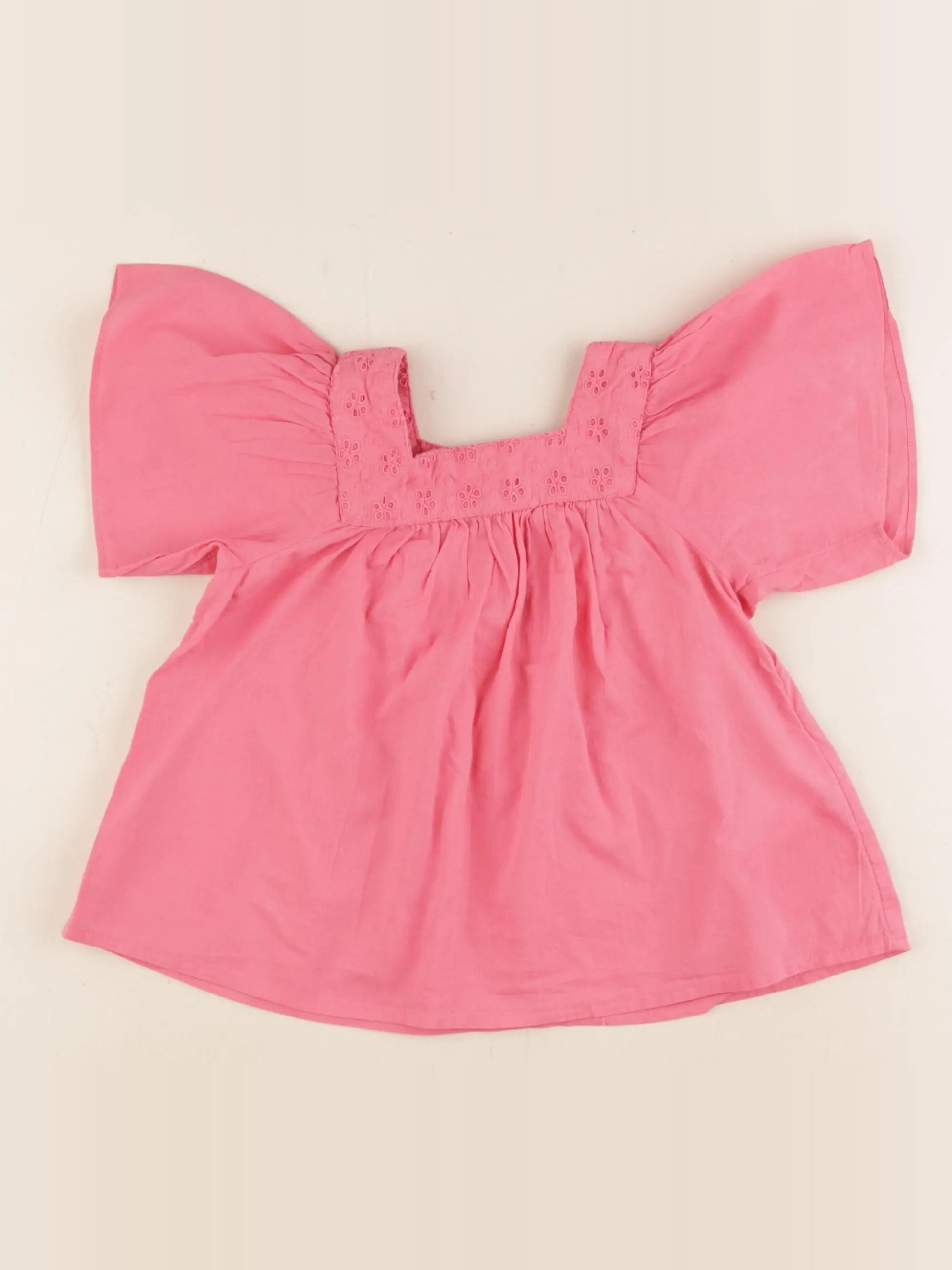 Vertbaudet - blouse rose - 2 ans