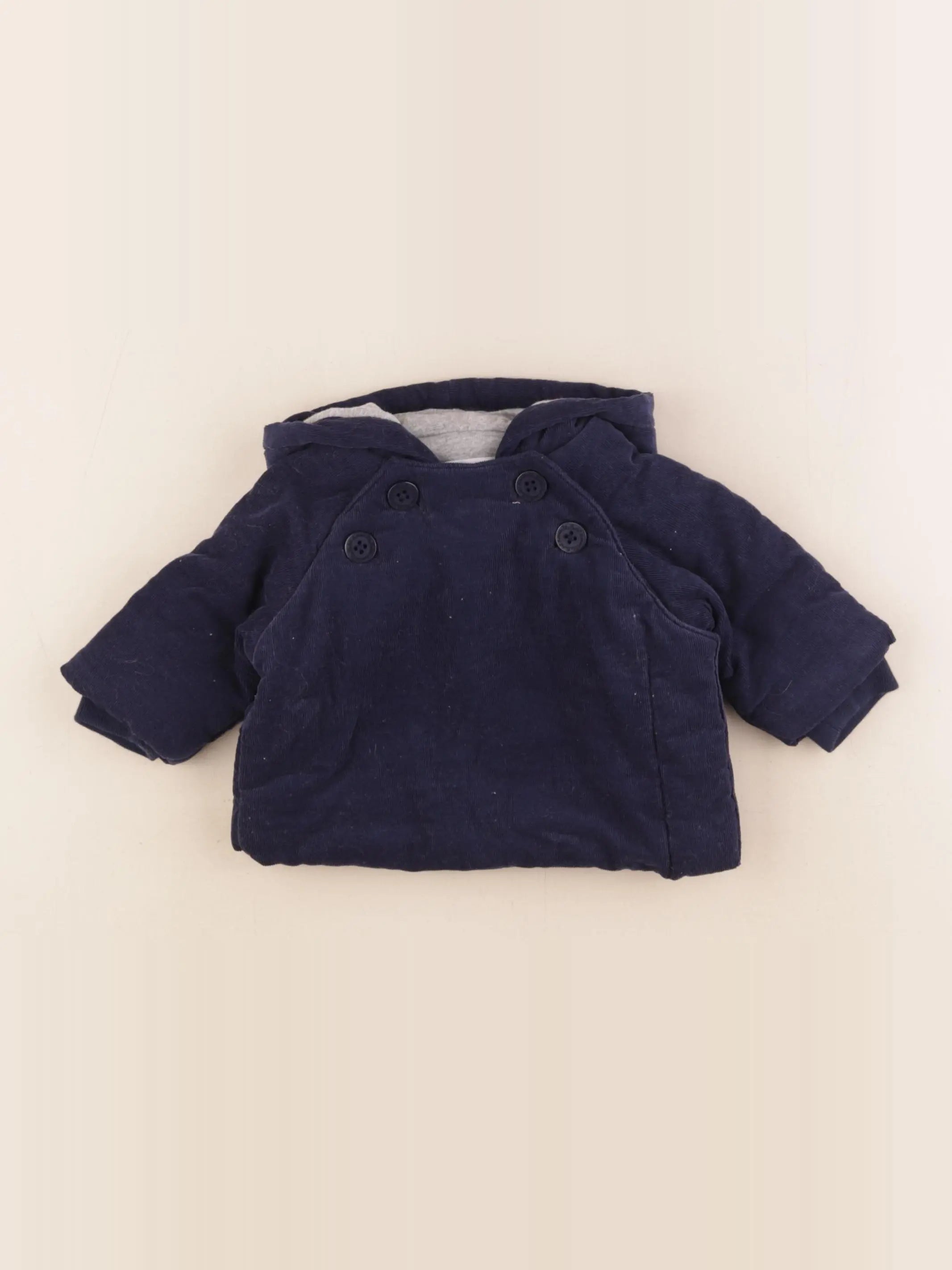 Cadet Rousselle - manteau bleu - 3 mois