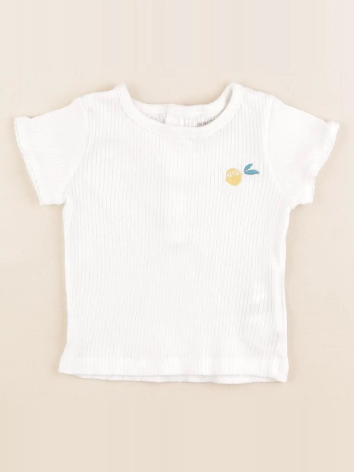 Boutchou - tee-shirt blanc - 6 mois