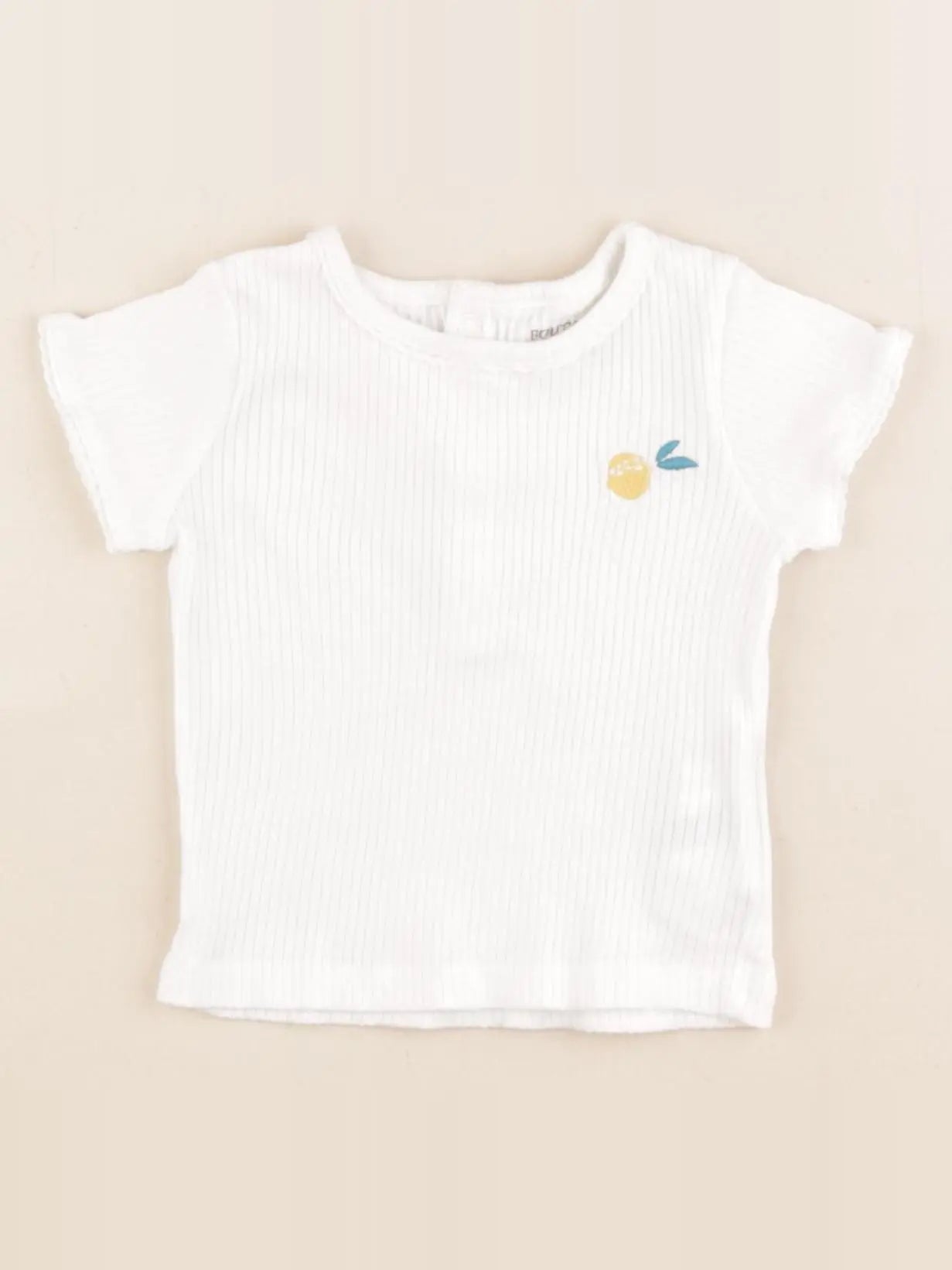 Boutchou - tee-shirt blanc - 6 mois