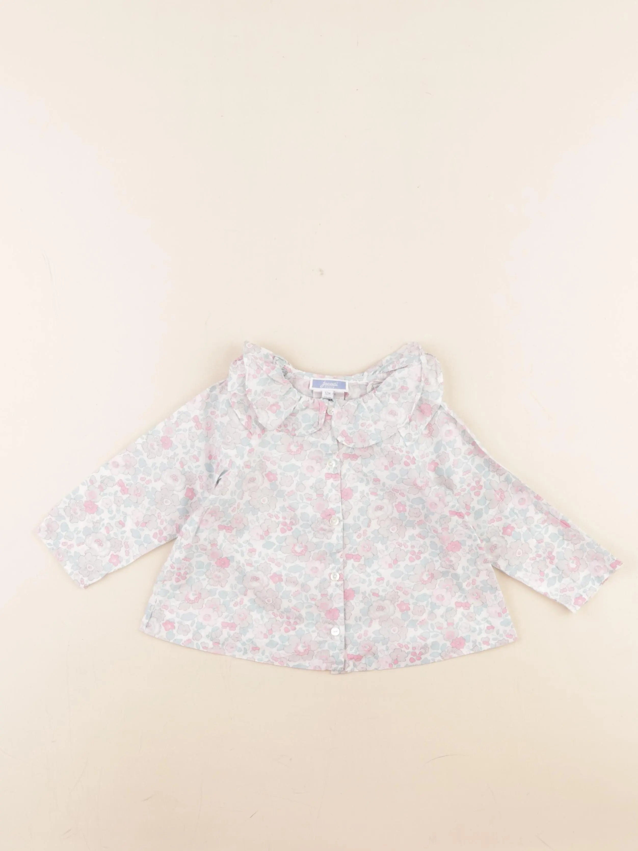 Jacadi - blouse liberty multicolore - 12 mois