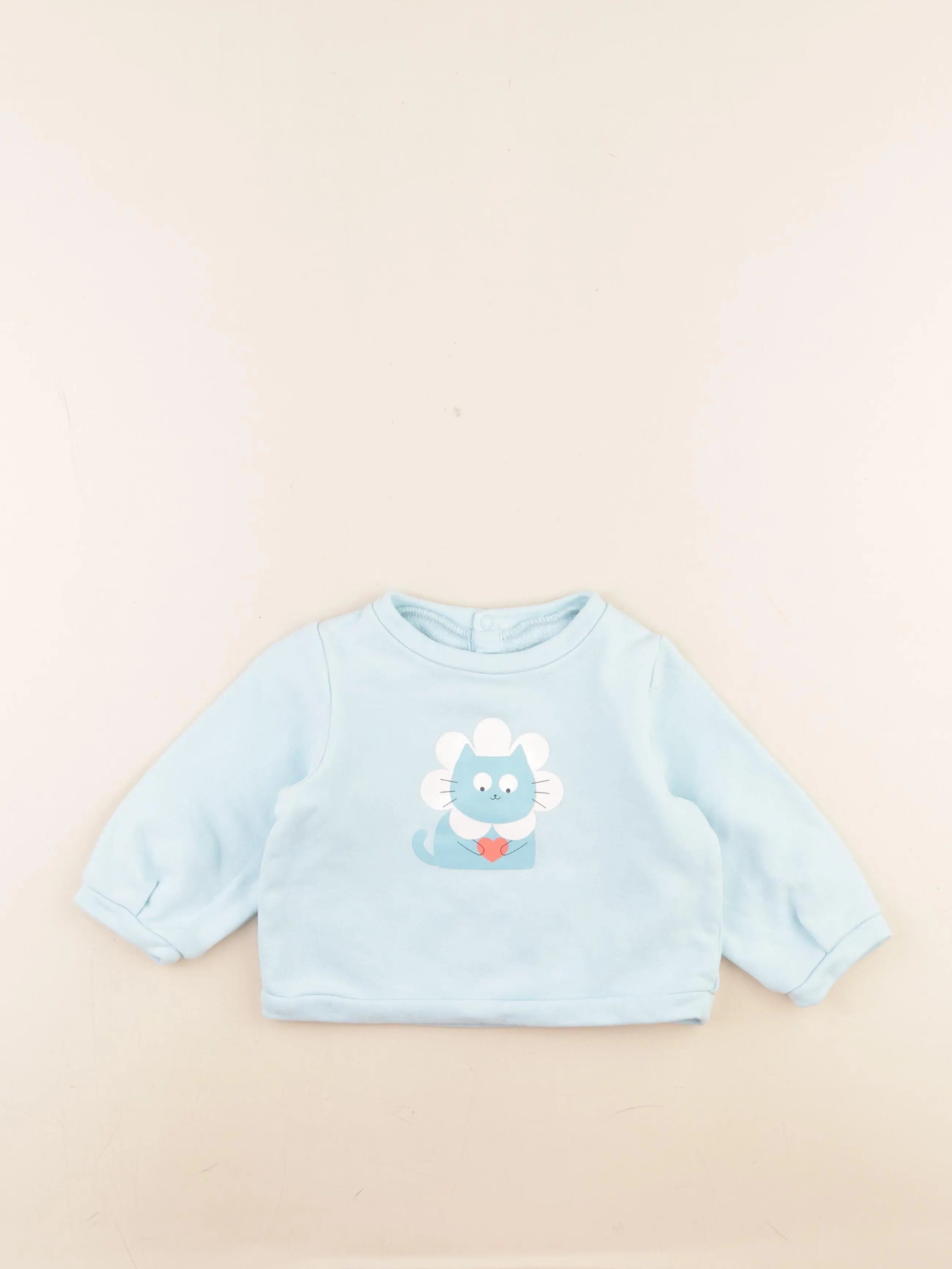 Jacadi - sweat bleu - 18 mois