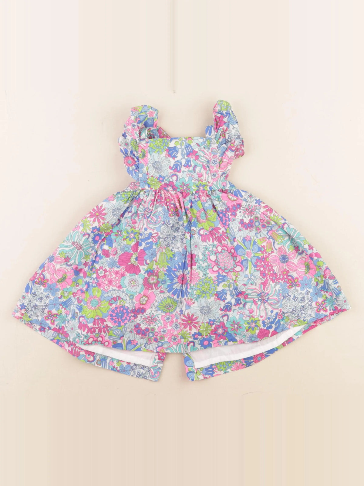 Jacadi - robe liberty multicolore - 12 mois