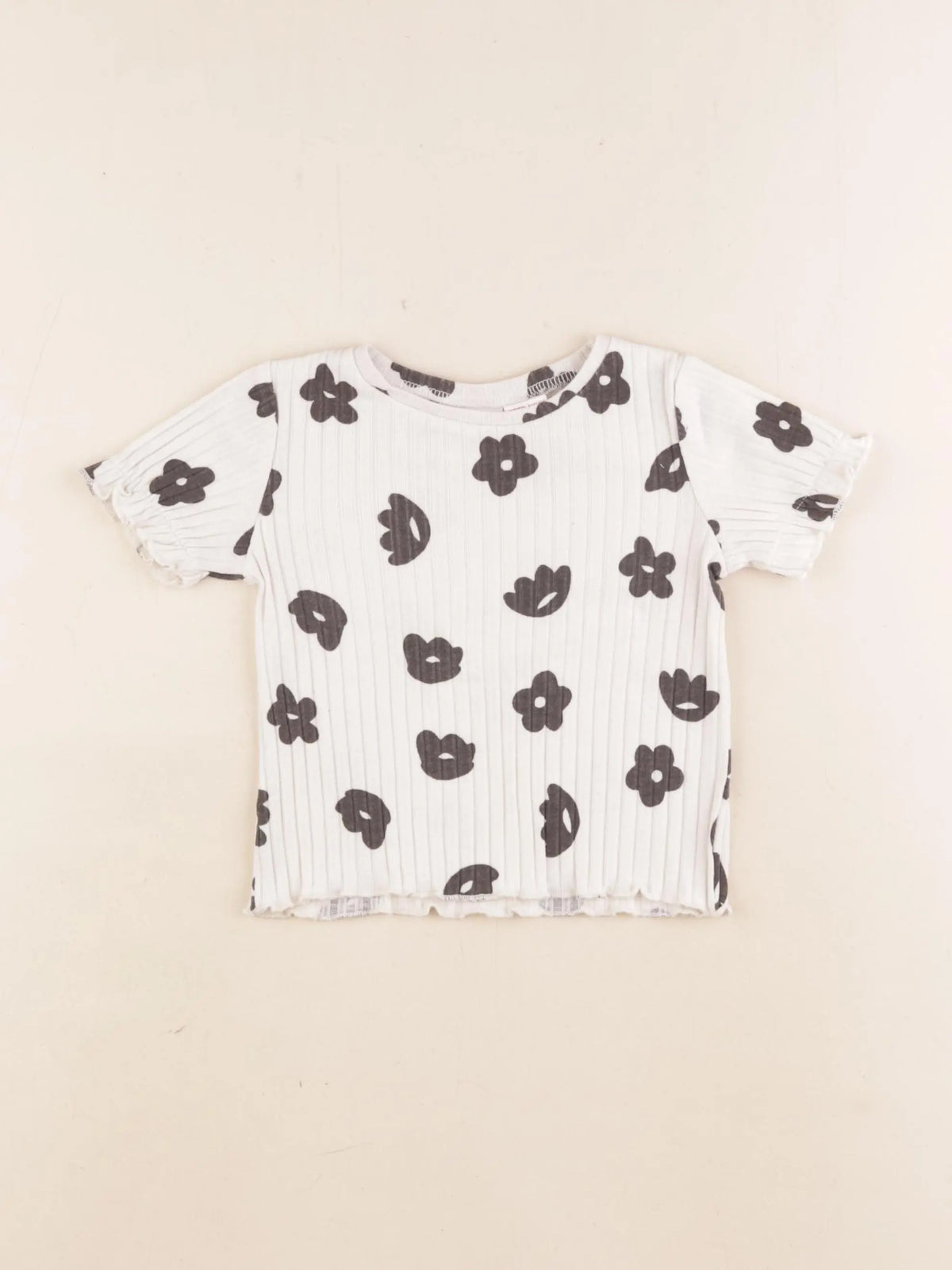Zara - tee-shirt beige - 9/12 mois