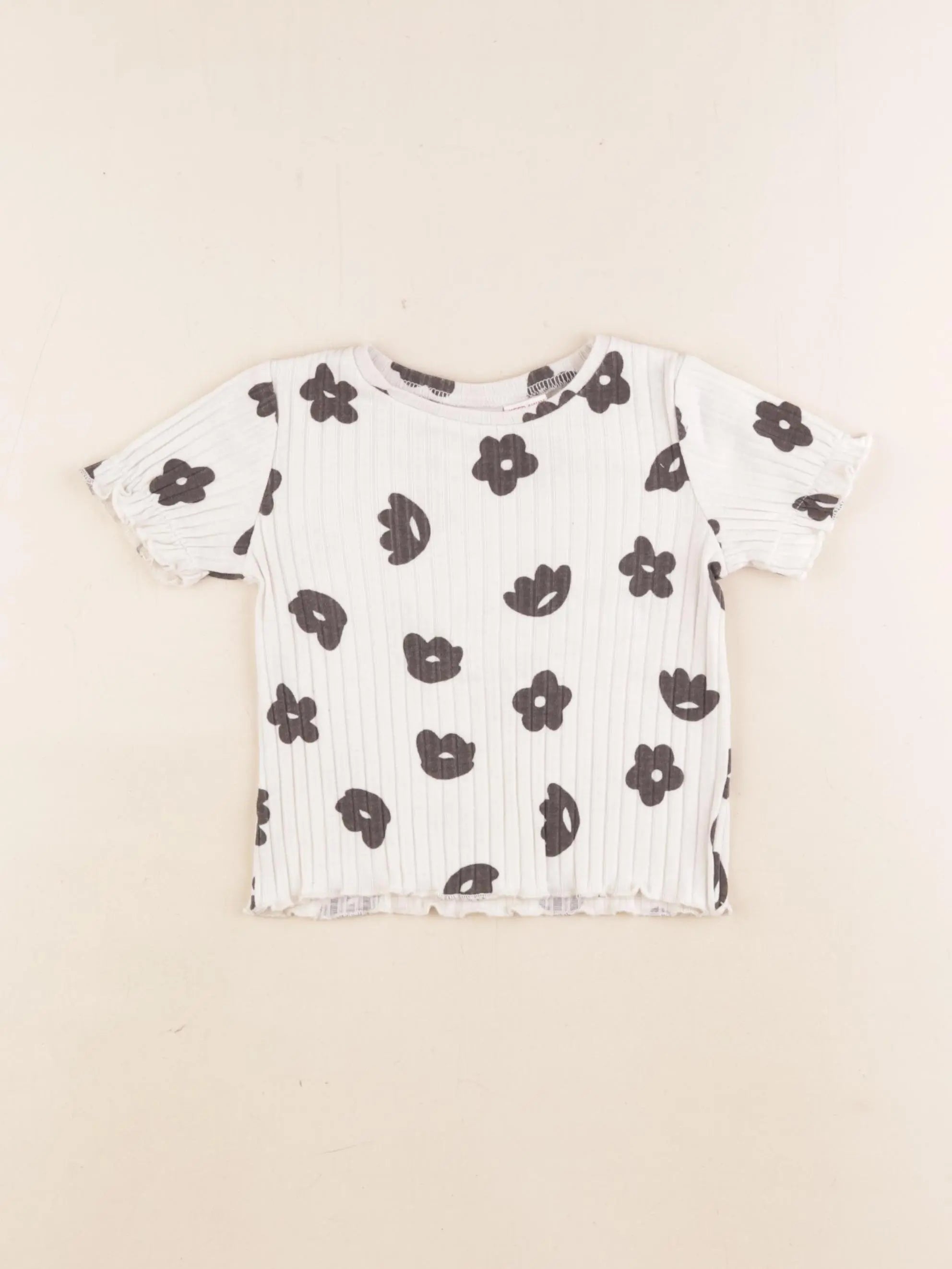Zara - tee-shirt beige - 9/12 mois