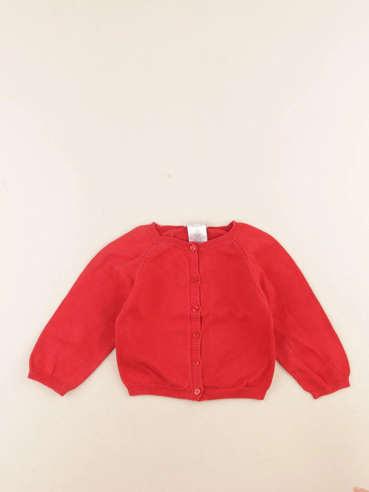 Jacadi - gilet rouge - 36 mois