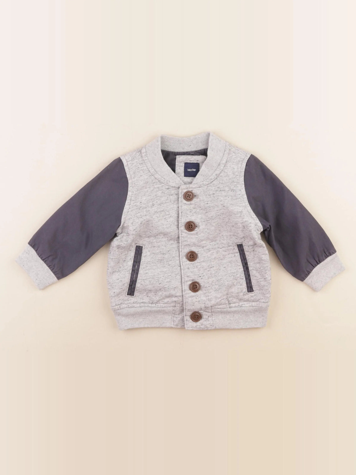 GAP - veste bleu - 12/18 mois
