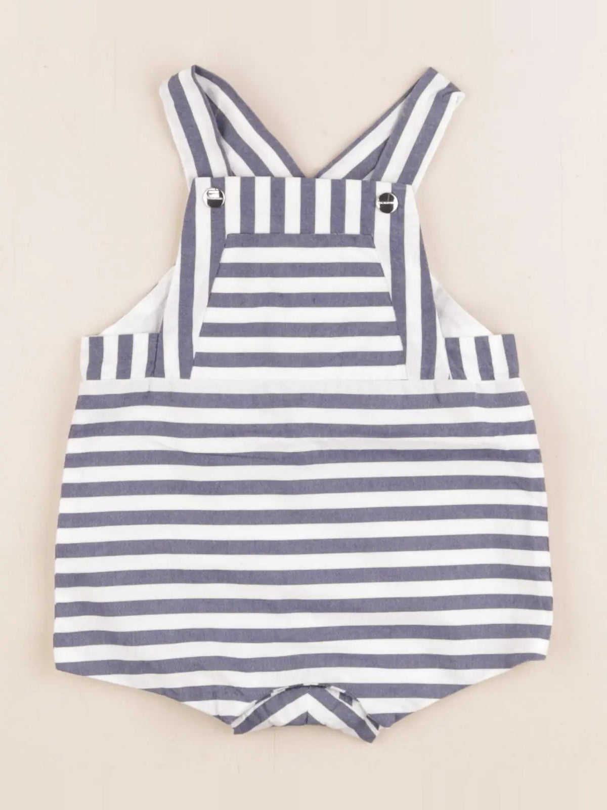 Jacadi - salopette blanc, bleu - 3 mois