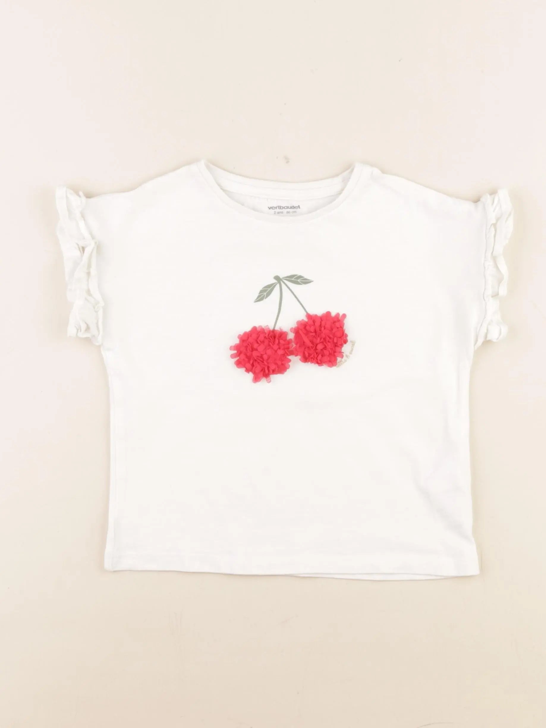 Vertbaudet - débardeur blanc - 2 ans