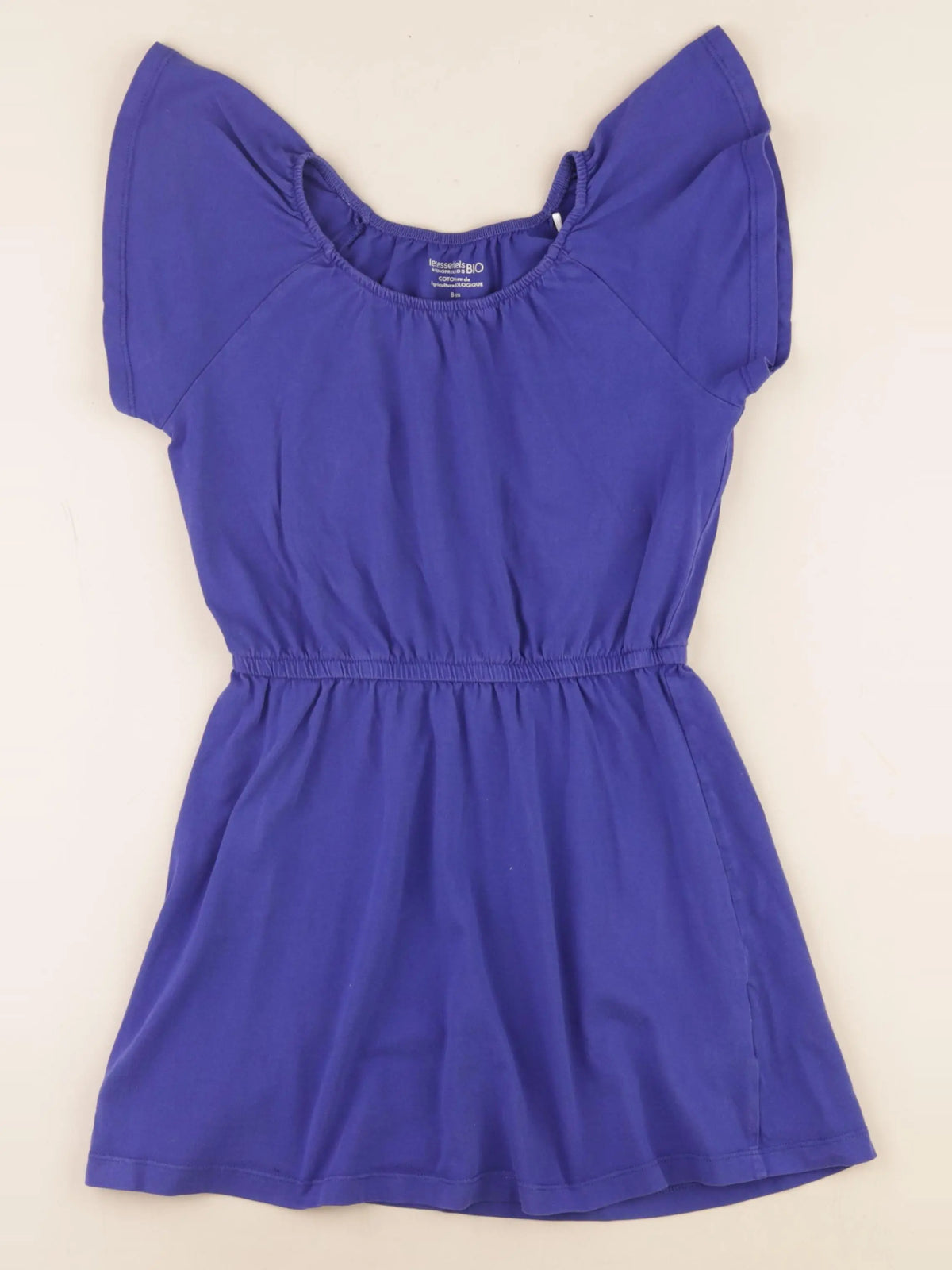 Monoprix - robe bleu - 8 ans
