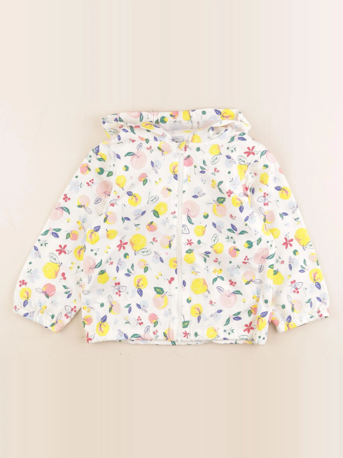 Petit Bateau - imperméable blanc - 36 mois