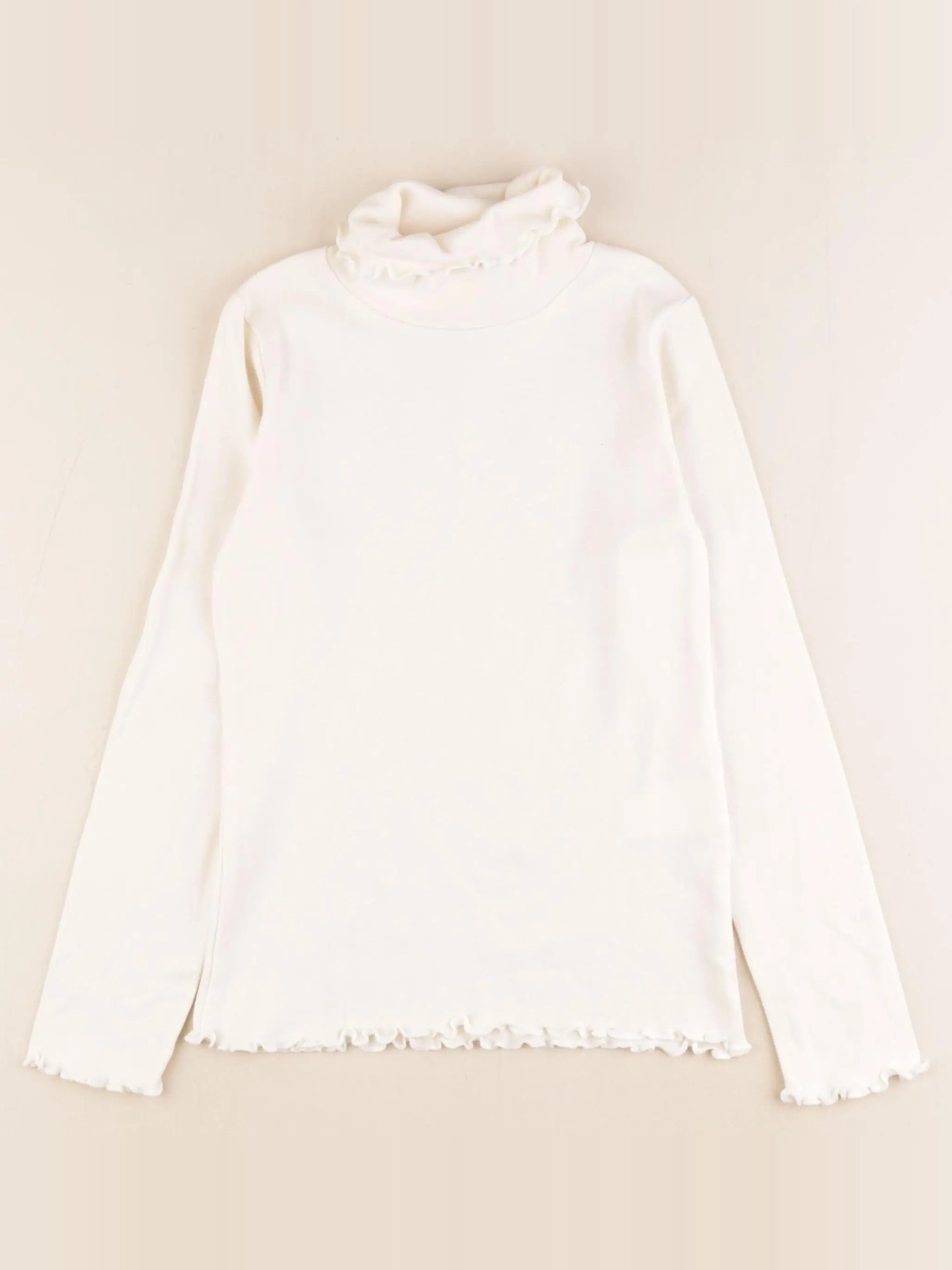 Cyrillus - sous-pull beige - 8 ans