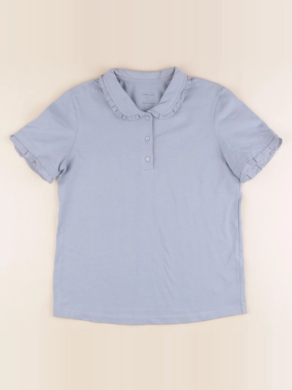 Cyrillus - tee-shirt bleu - 12 ans