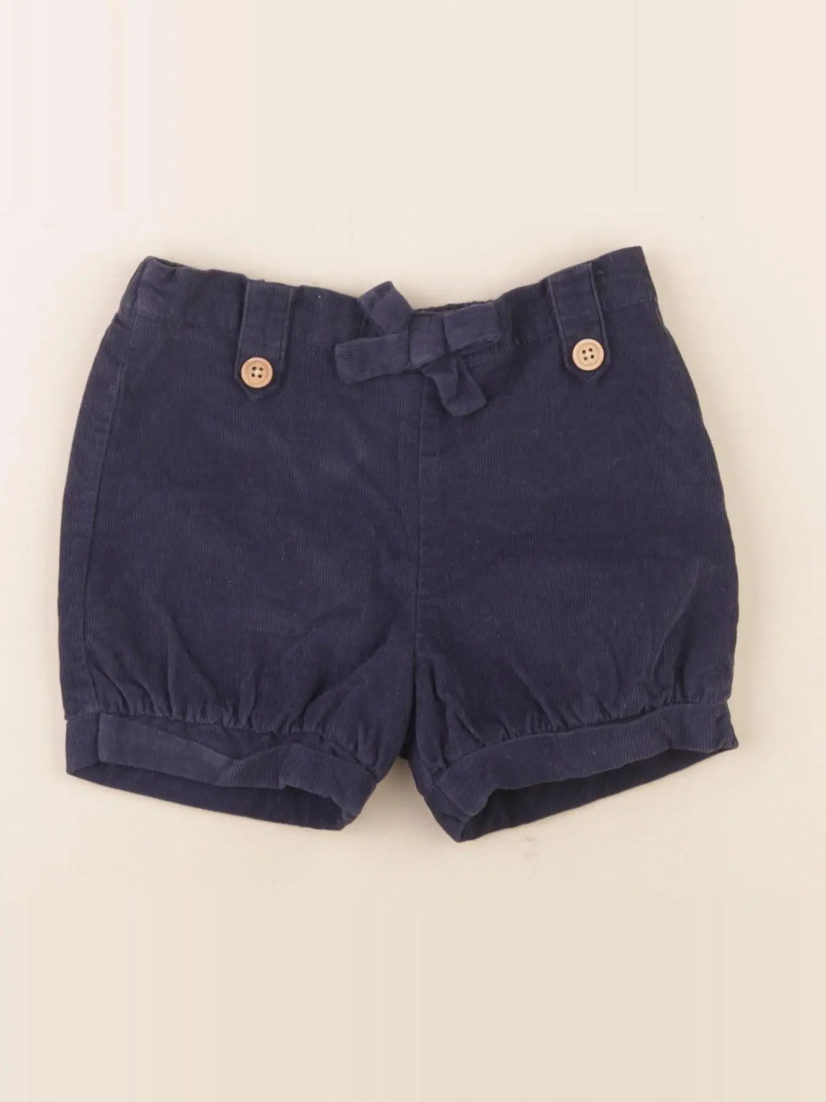 Cyrillus - short bleu - 12 mois