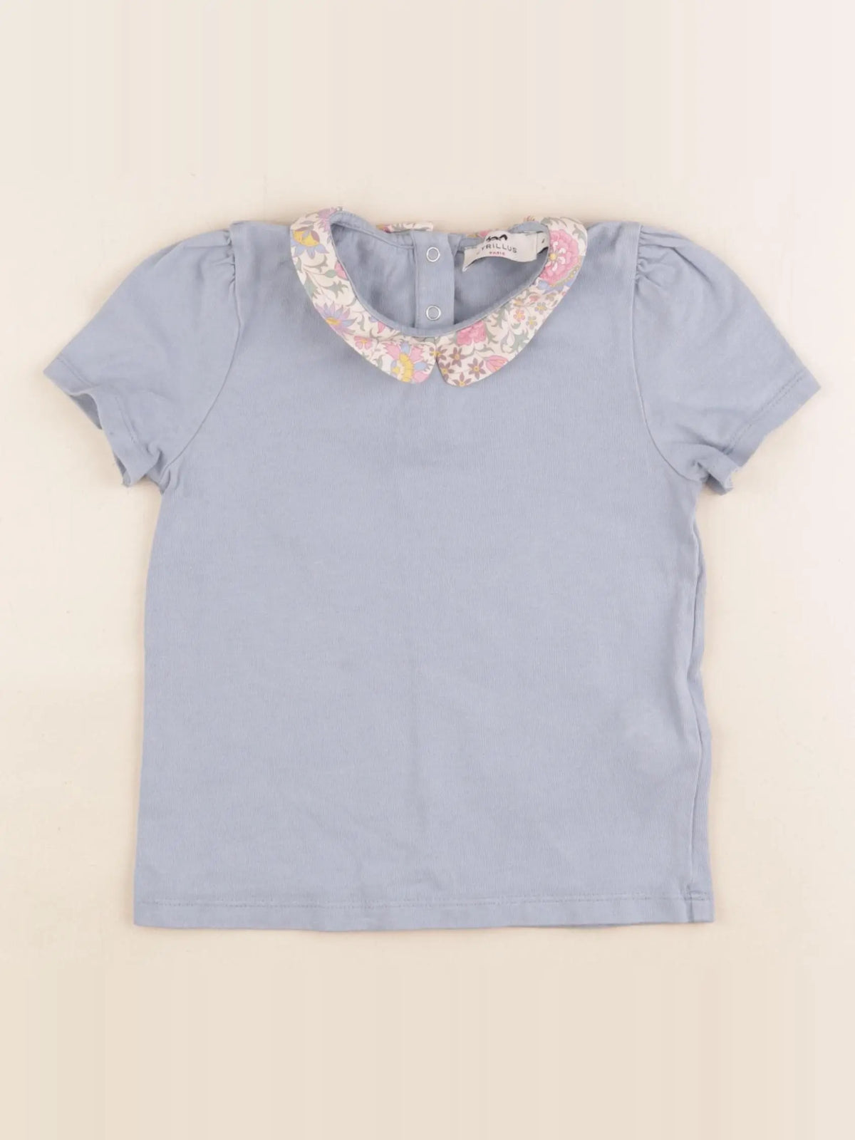 Cyrillus - tee-shirt bleu - 4 ans