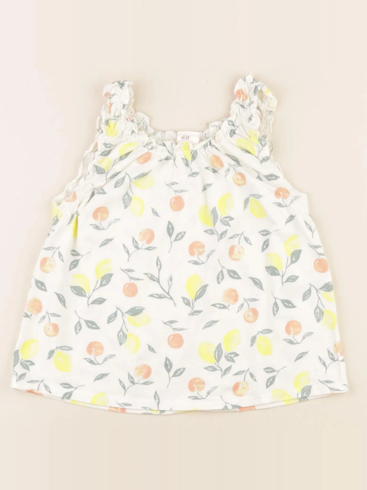 H&M - débardeur multicolore - 9/12 mois