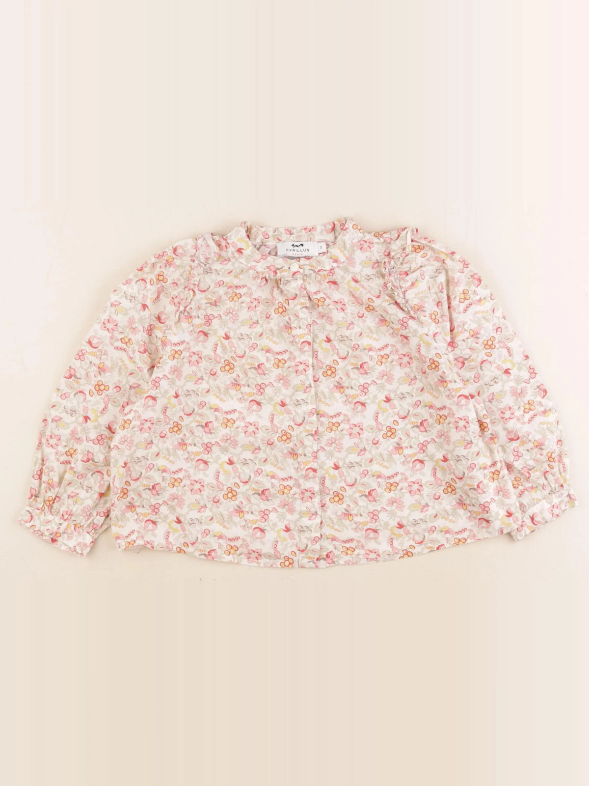 Cyrillus - blouse beige - 3 ans