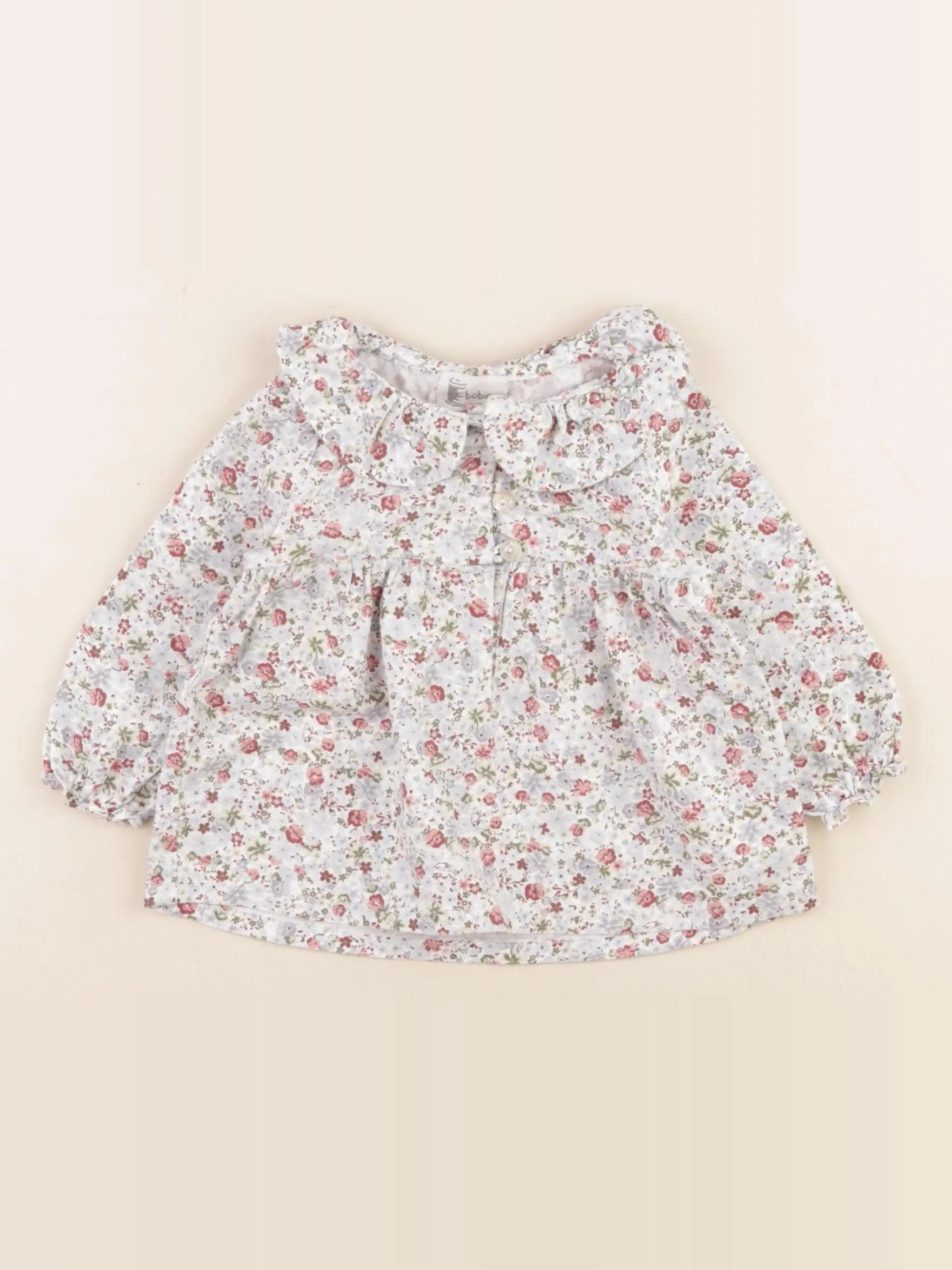 Bobine - blouse multicolore - 12 mois