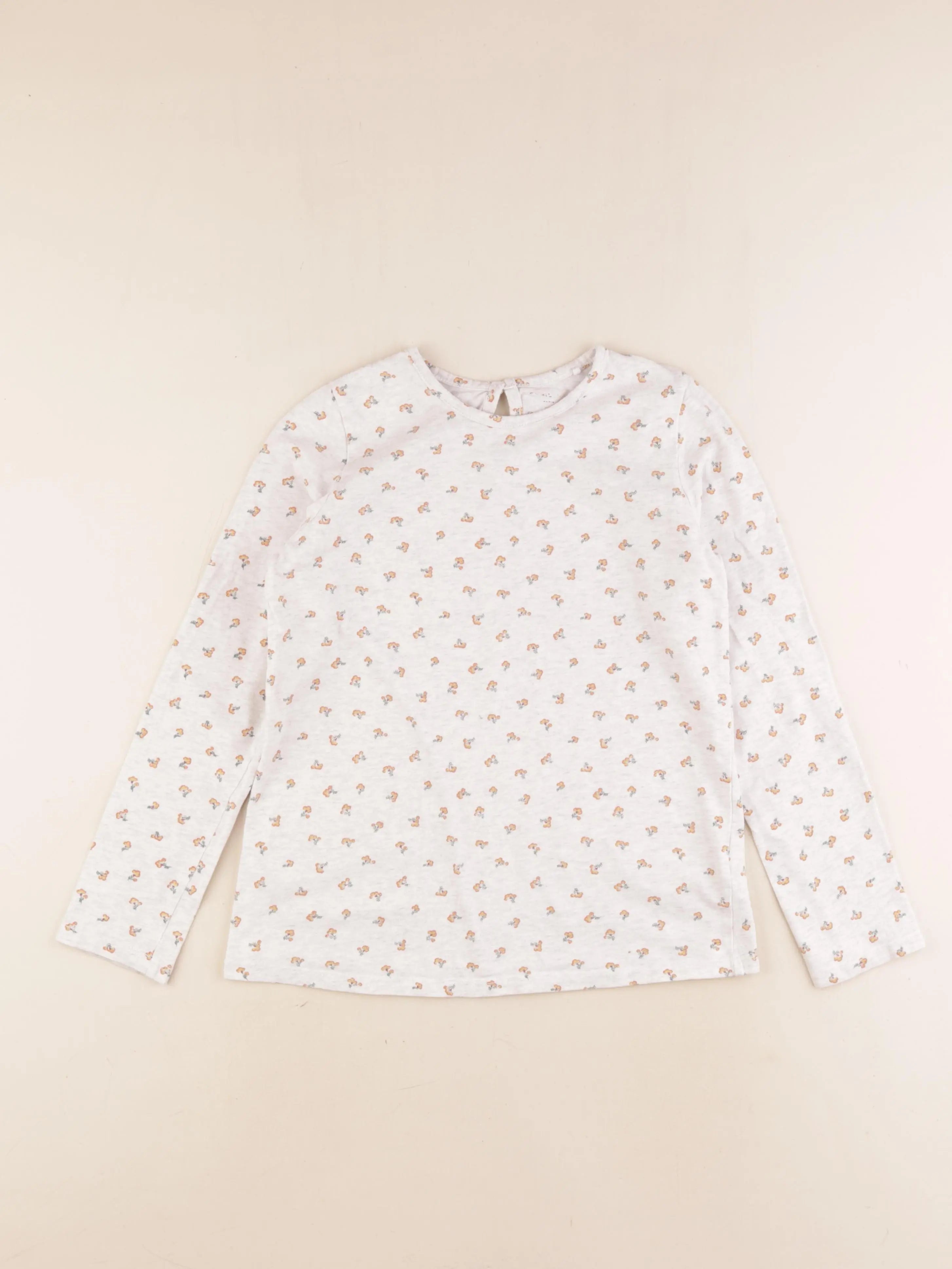 Cyrillus - tee-shirt beige - 12 ans