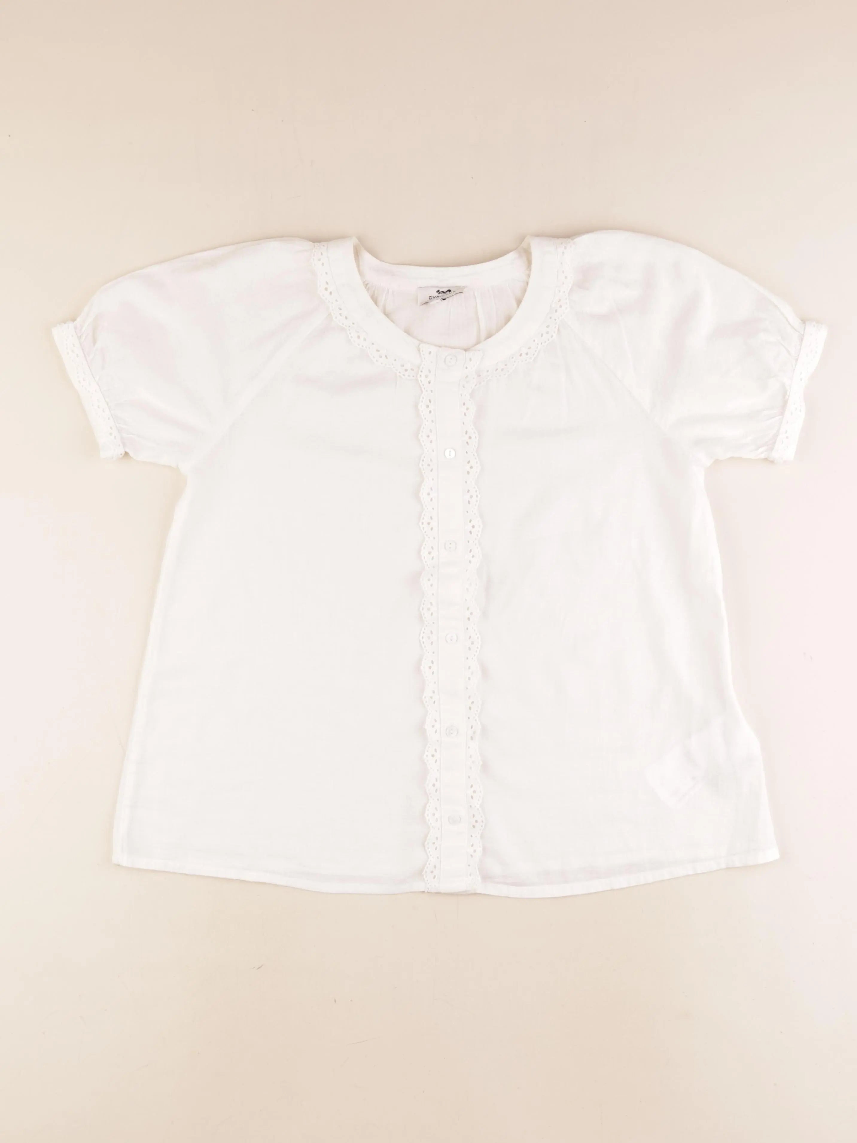 Cyrillus - blouse blanc - 14 ans