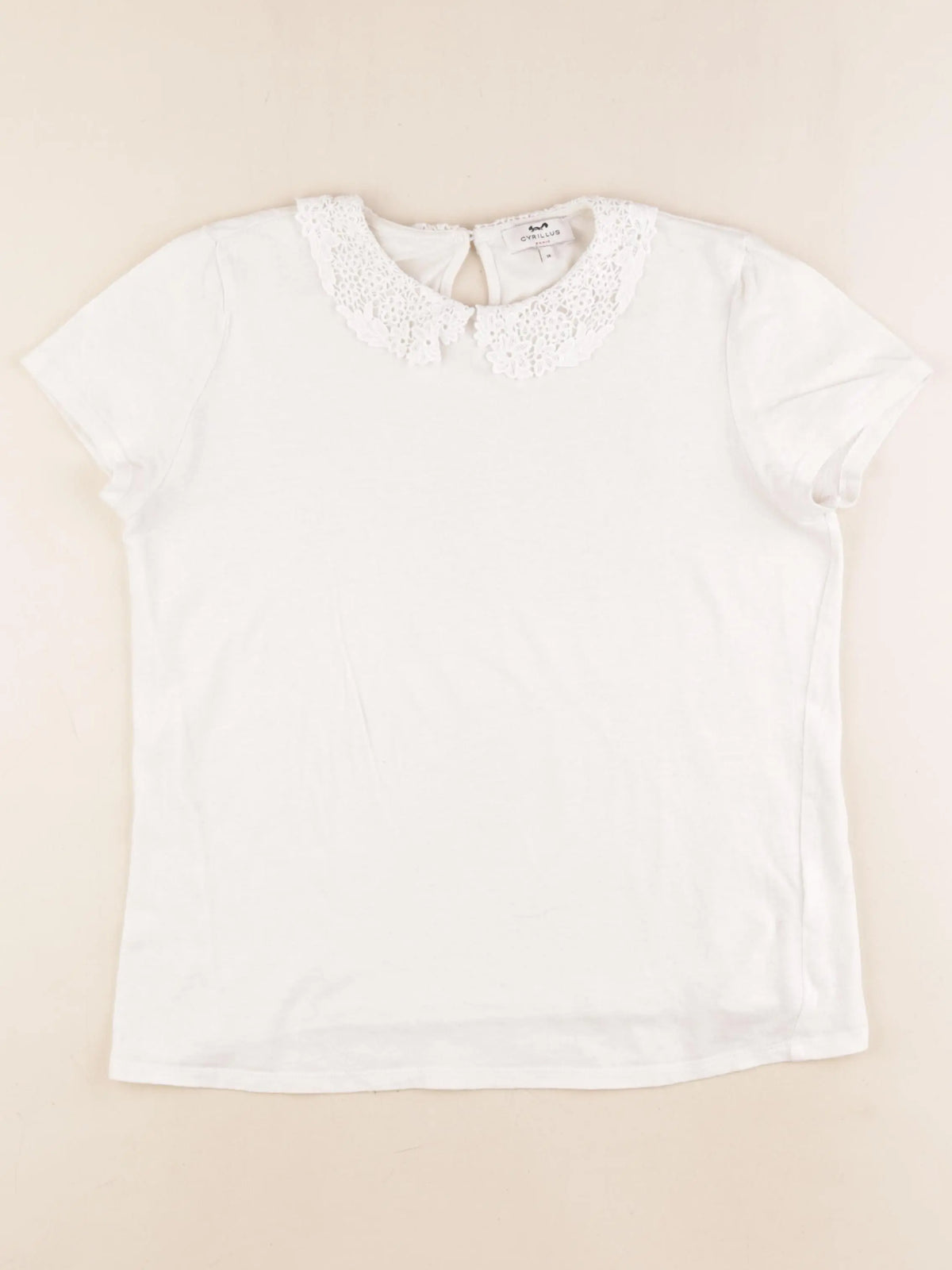 Cyrillus - tee-shirt blanc - 14 ans