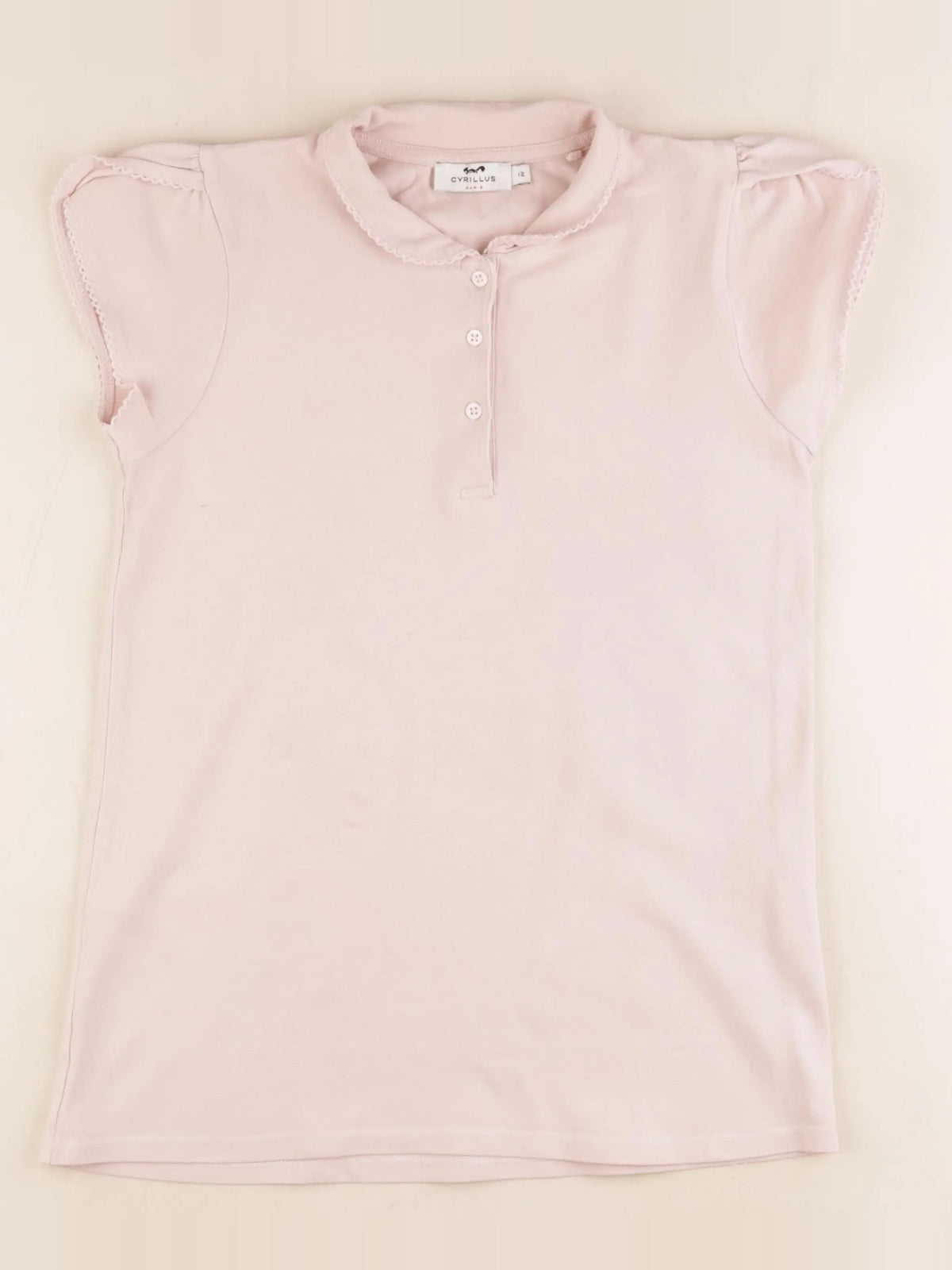 Cyrillus - tee-shirt rose - 12 ans