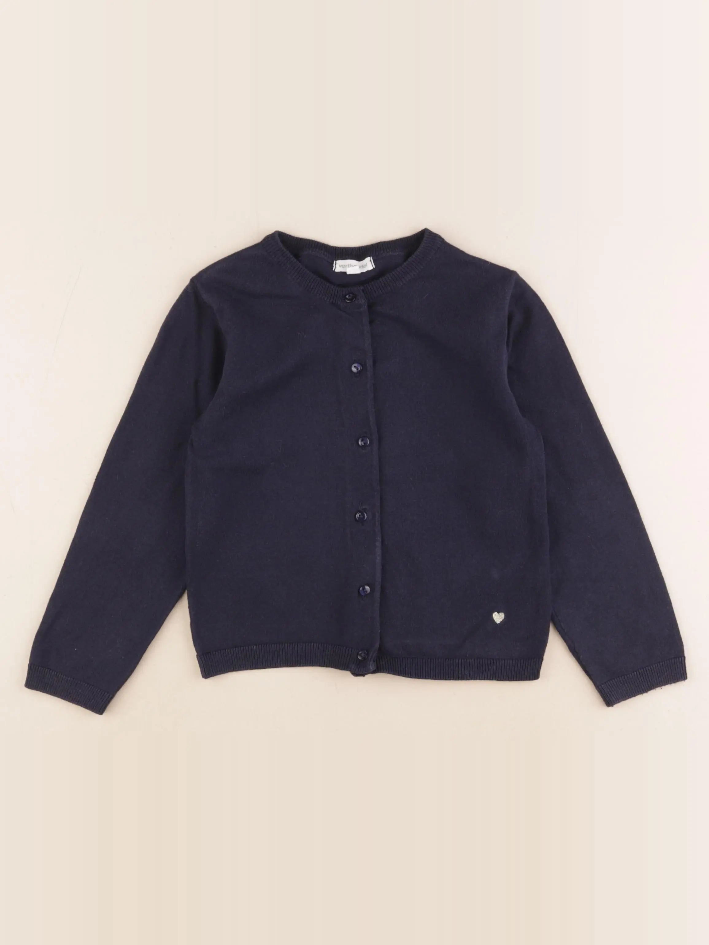 Vertbaudet - gilet bleu - 6 ans