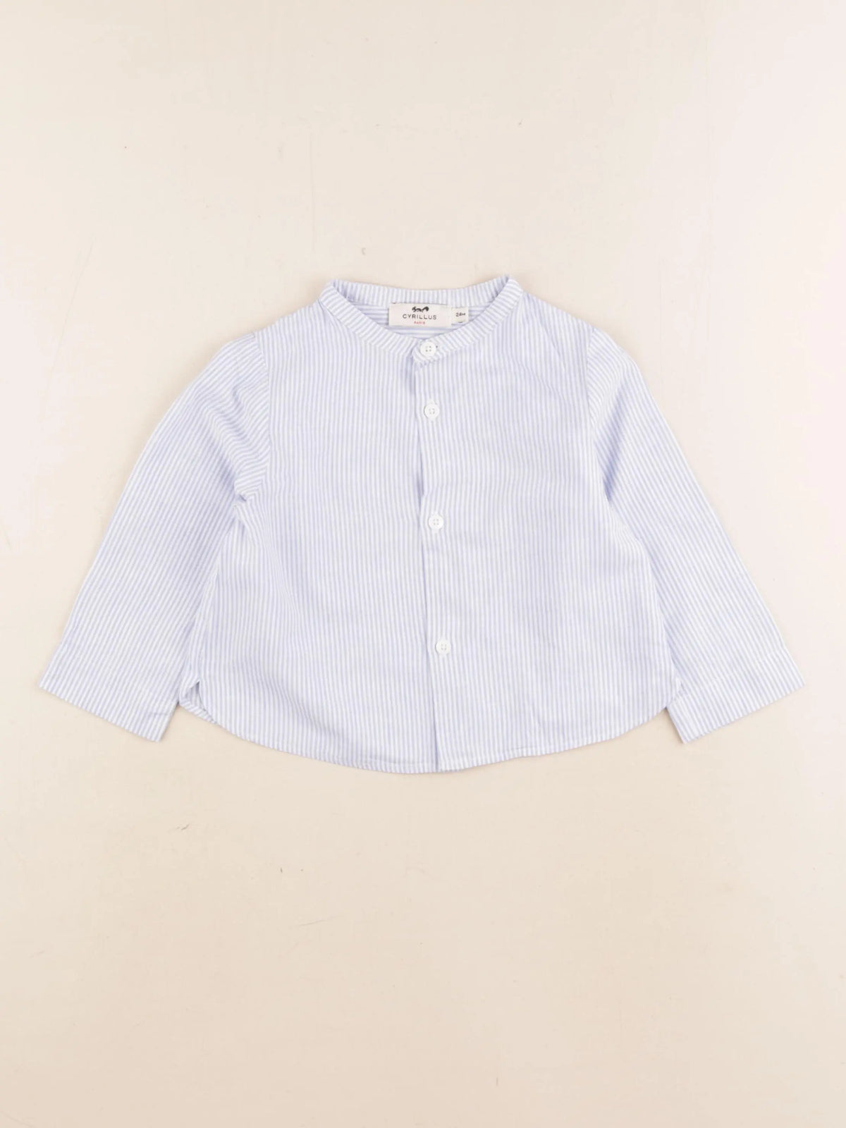 Cyrillus - blouse bleu - 24 mois