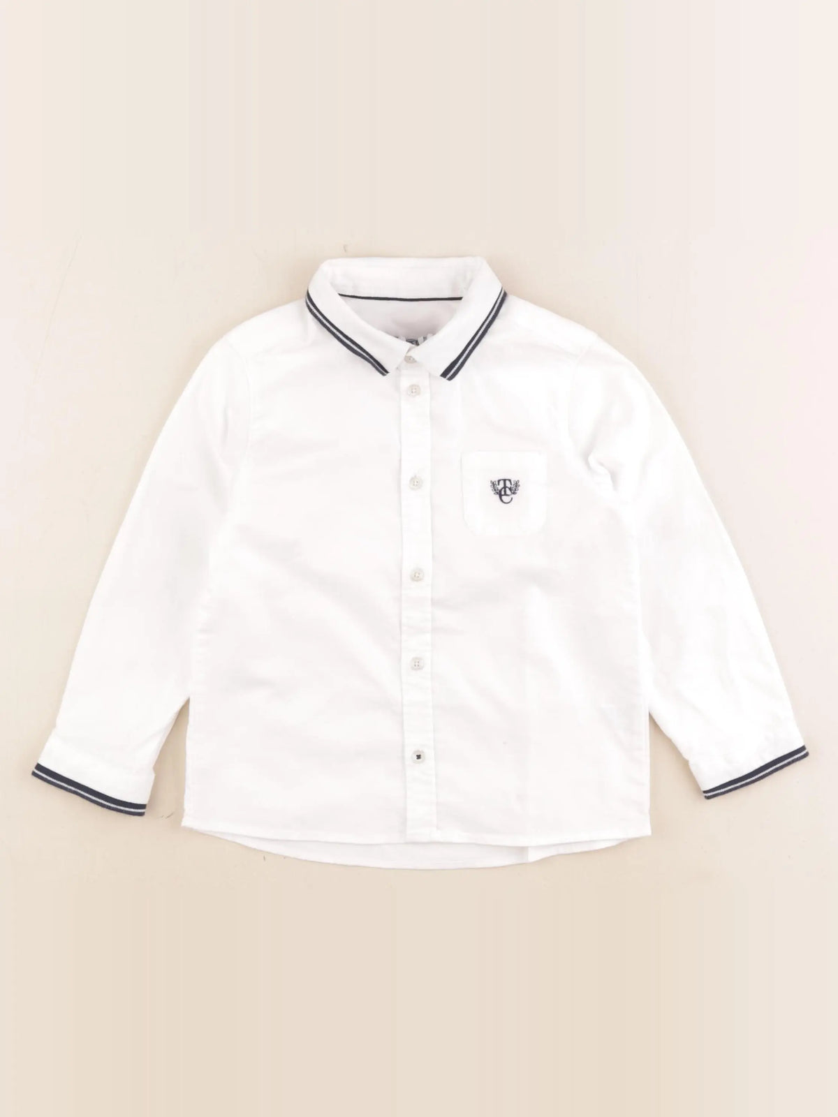Tartine & Chocolat - chemise blanc - 3 ans
